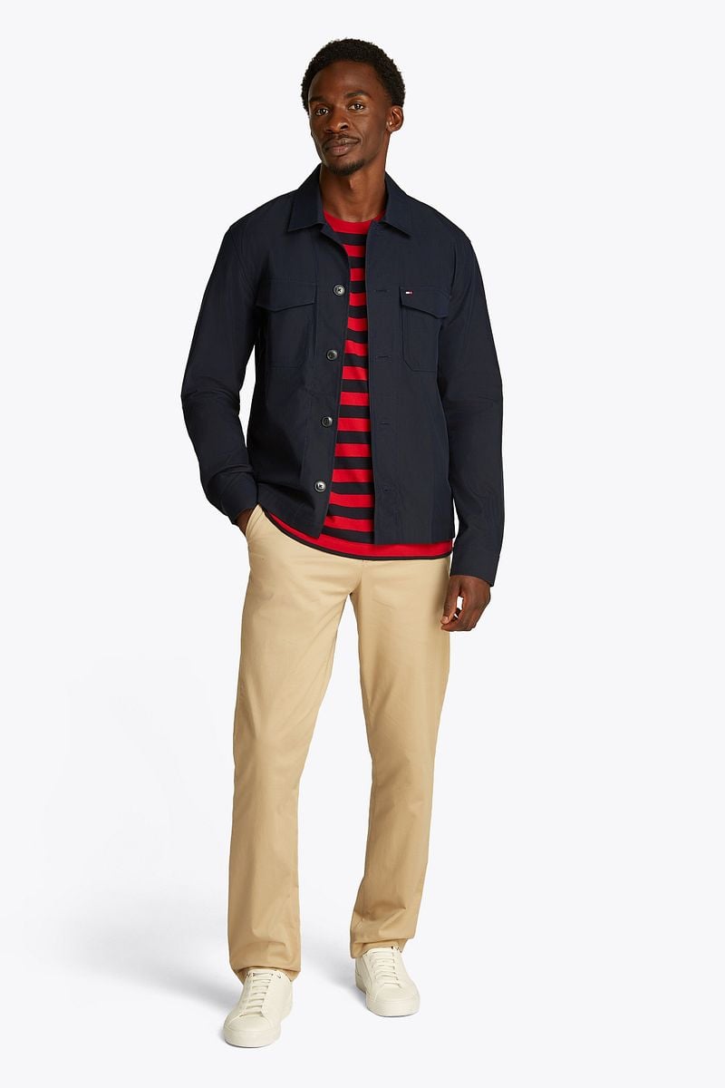 Tommy Hilfiger Hemdjacke Navy - Größe M günstig online kaufen