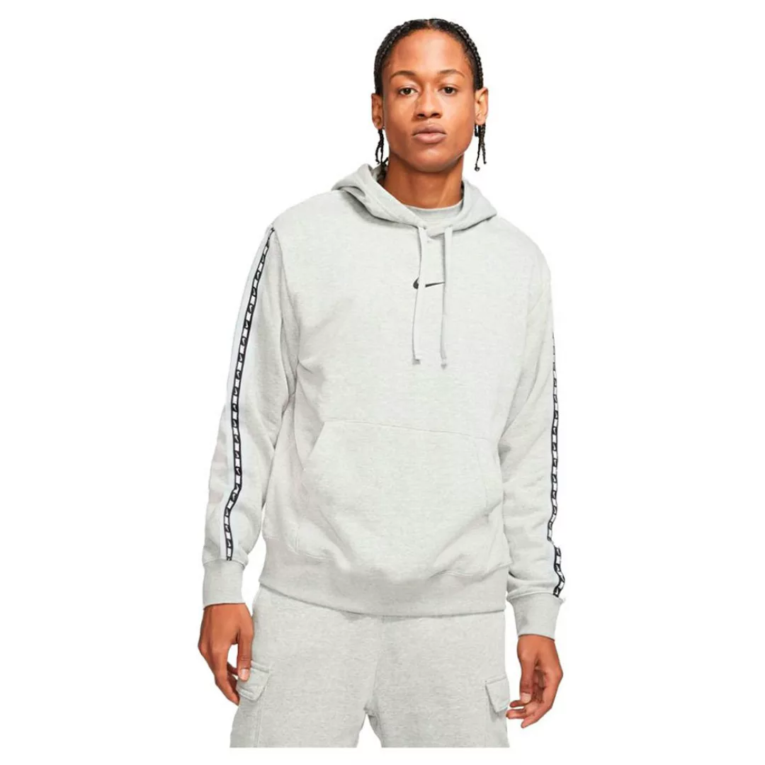 Nike Sportswear Repeat Sweatshirt 2XL Dk Grey Heather / Black günstig online kaufen