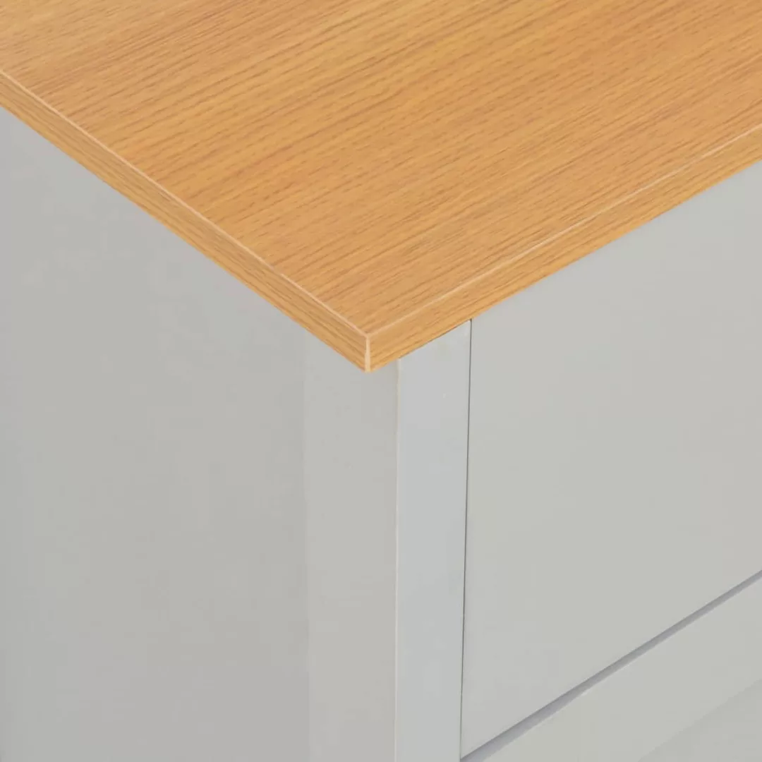 Sideboard Grau 112 X 35 X 81 Cm günstig online kaufen