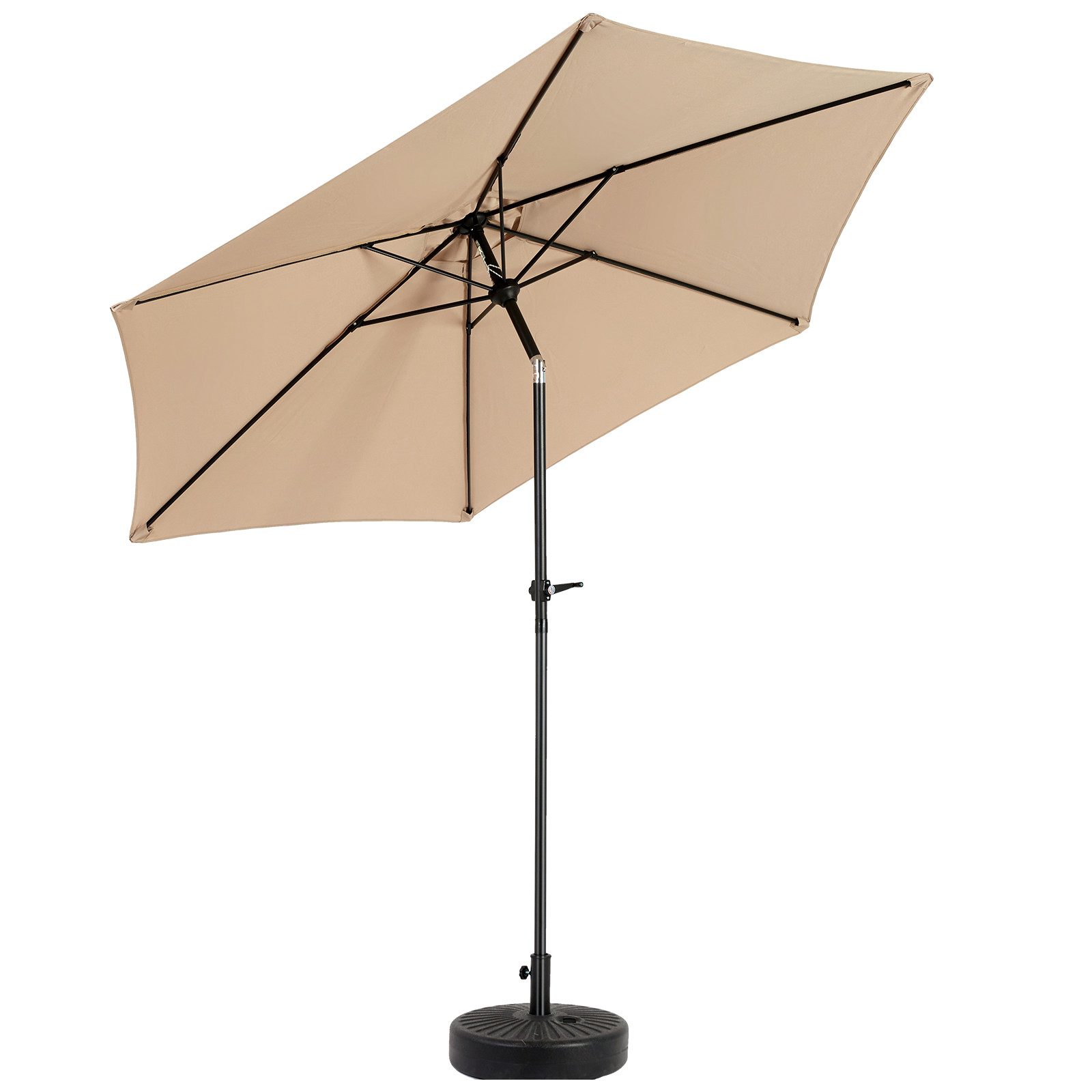 Yorbay Sonnenschirm Strandschirm Sonnenschutz mit Kurbel günstig online kaufen