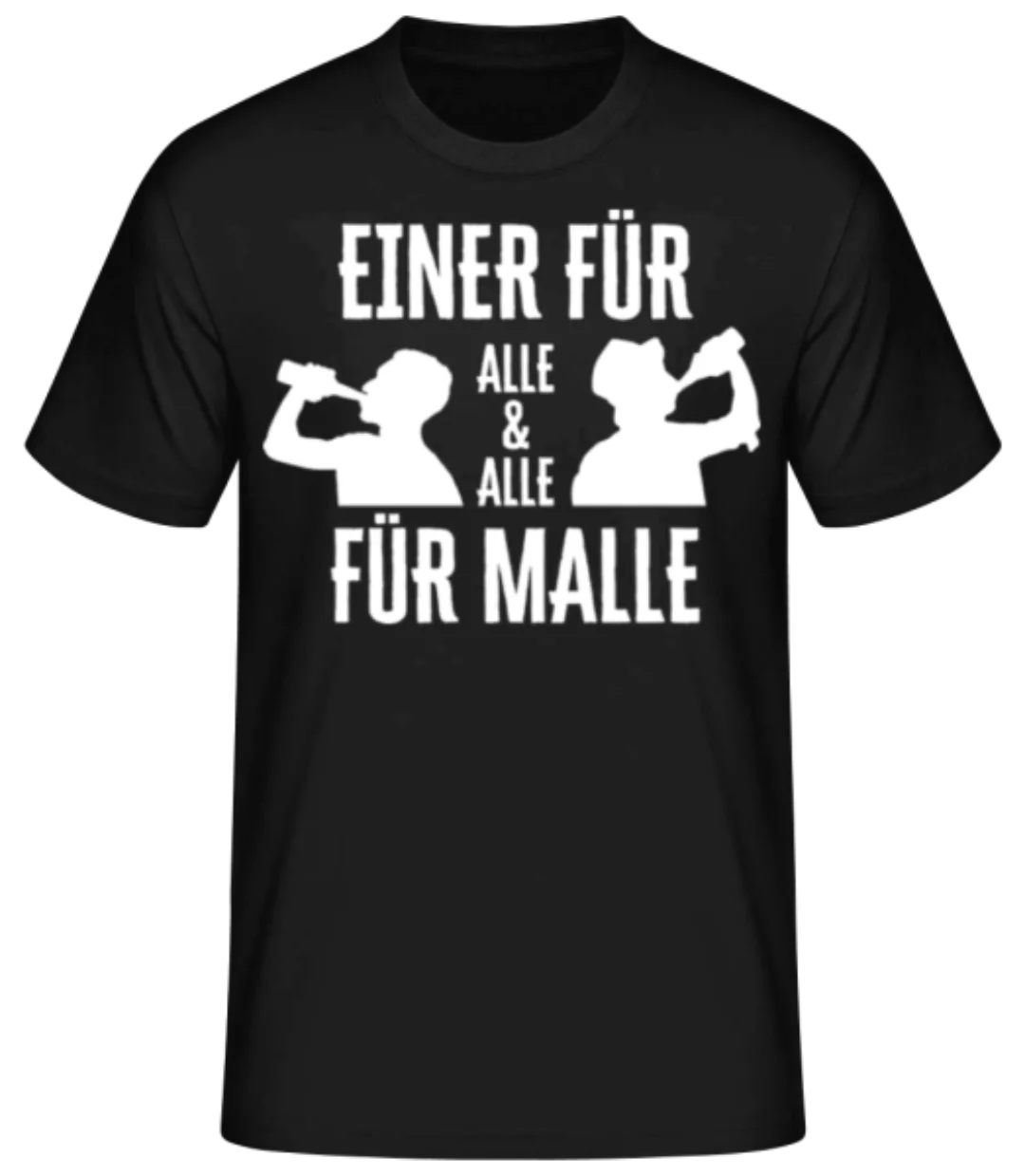 Einer Fuer Alle Alle Fuer Malle · Männer Basic T-Shirt günstig online kaufen