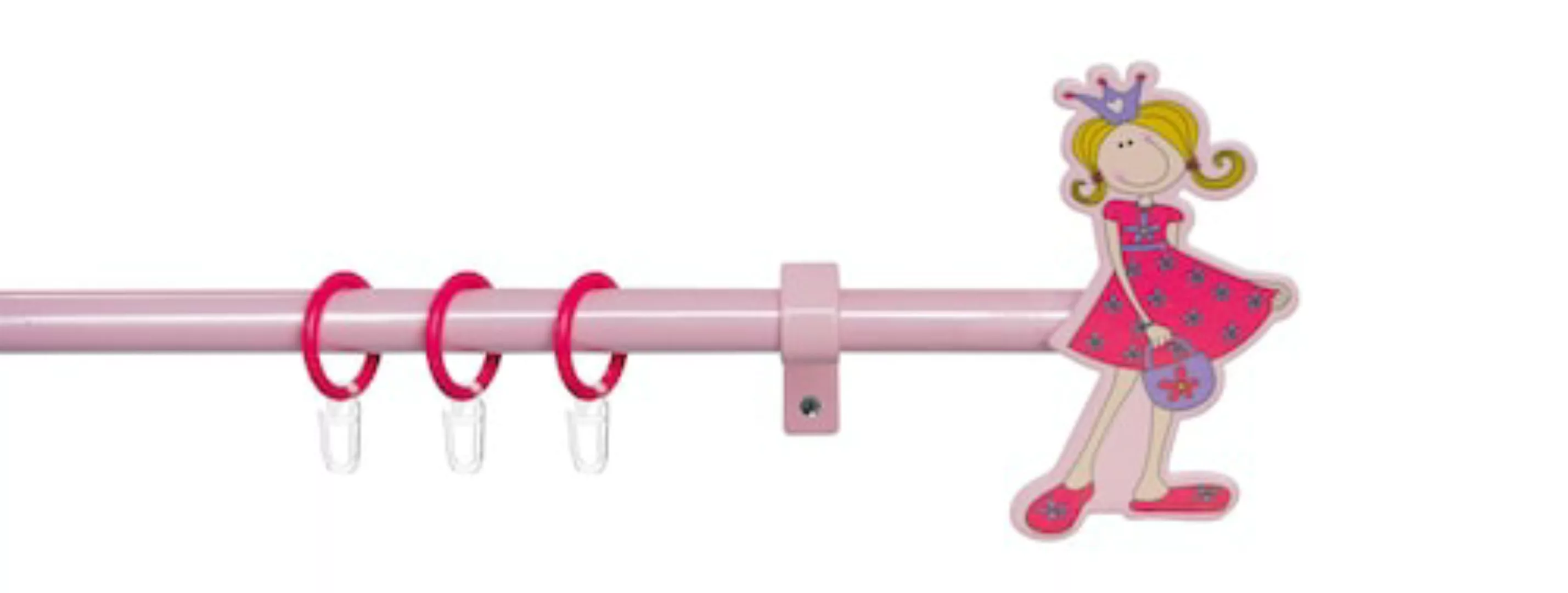 Good Life Gardinenstange »Prinzessin«, 1 läufig-läufig, ausziehbar, pink-ro günstig online kaufen