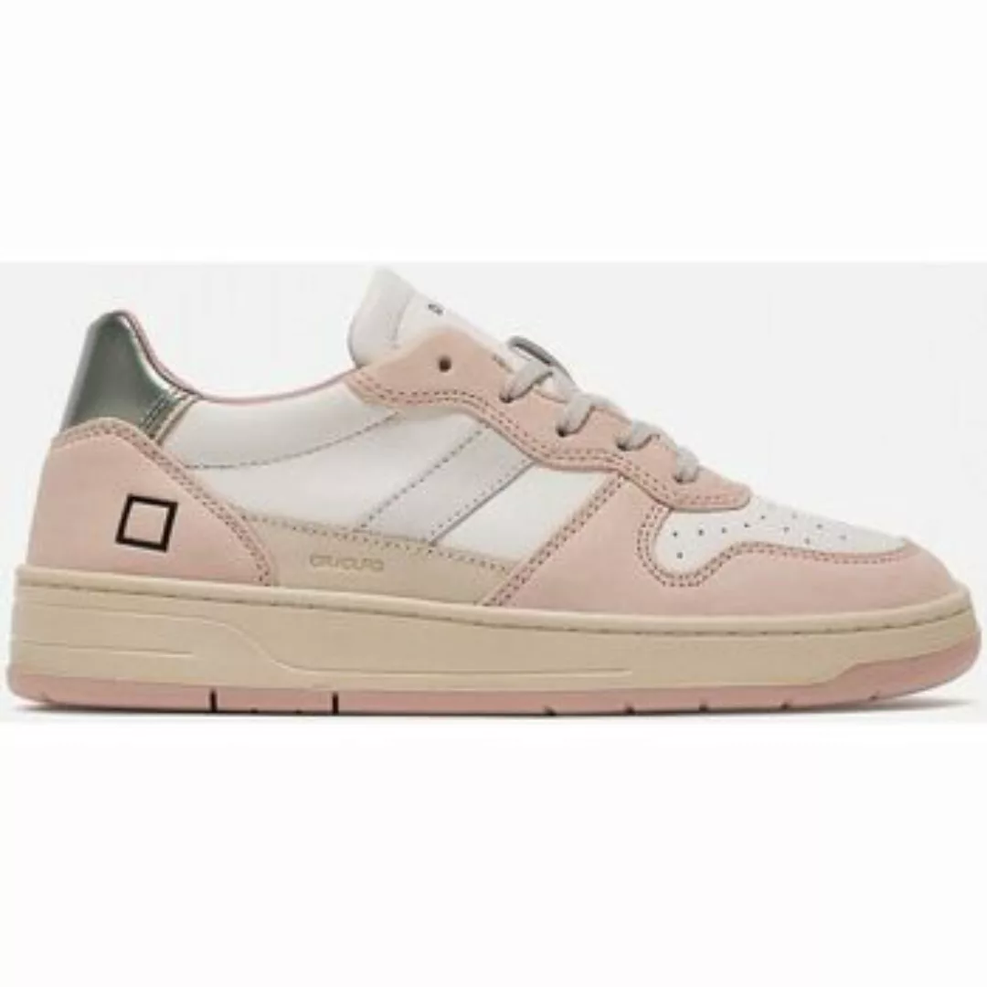 Date  Sneaker W381-C2-CO-WP COURT 2.0 COLORED-WHITE/PINK günstig online kaufen