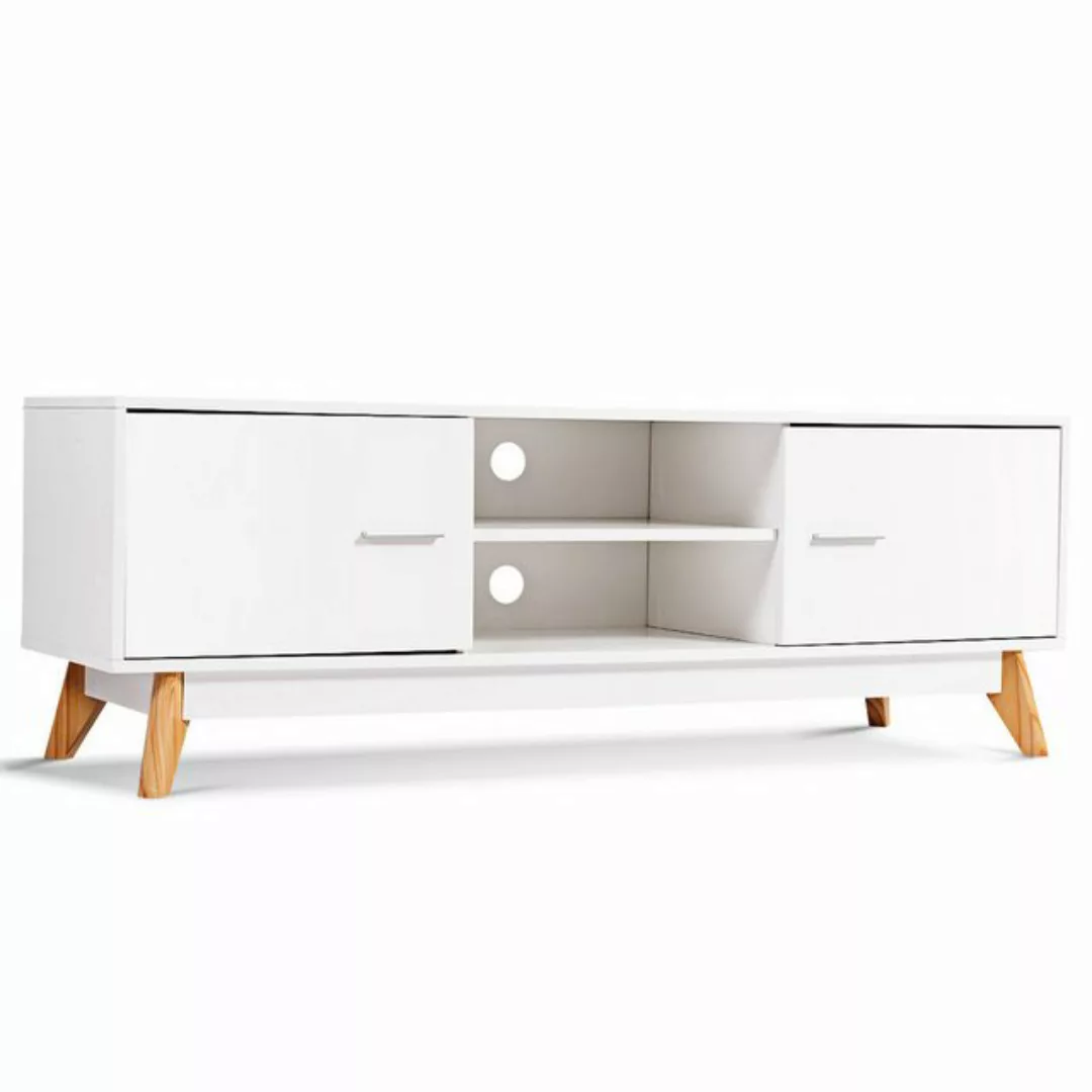 KOMFOTTEU TV-Schrank TV-Ständer für Fernseher bis 60 Zoll, 140 x 40 x 48 cm günstig online kaufen