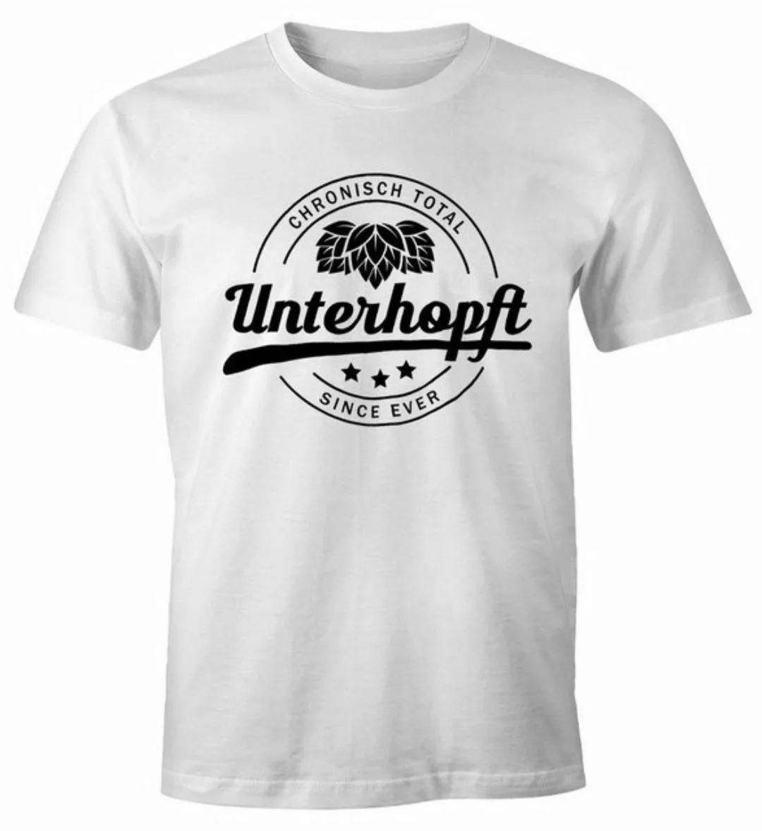 MoonWorks Print-Shirt Chronisch Unterhopft Total Herren T-Shirt Since Ever günstig online kaufen