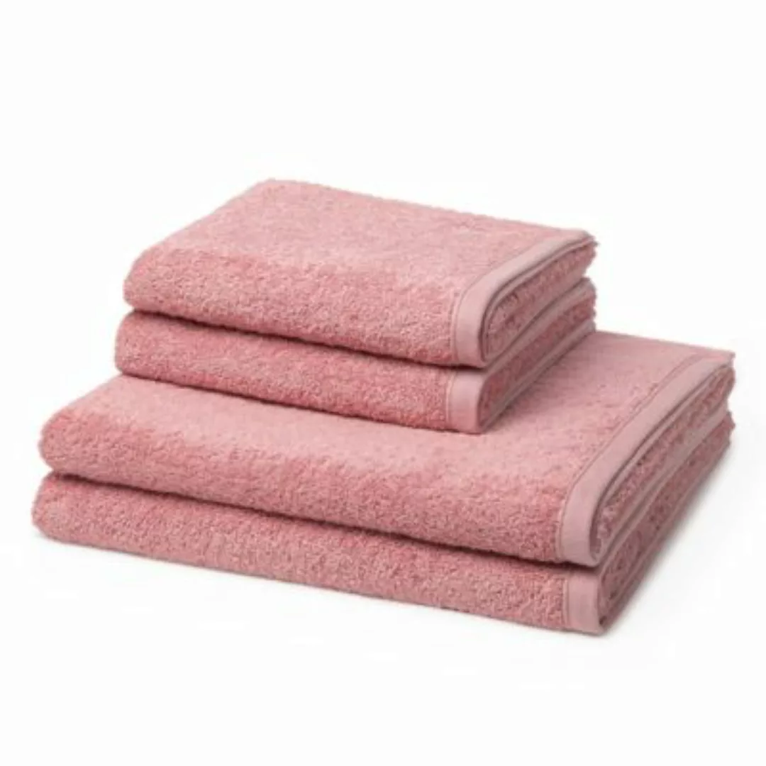 Ross 2 X Handtuch 2 X Duschtuch - im Set Vita Handtücher rosa günstig online kaufen