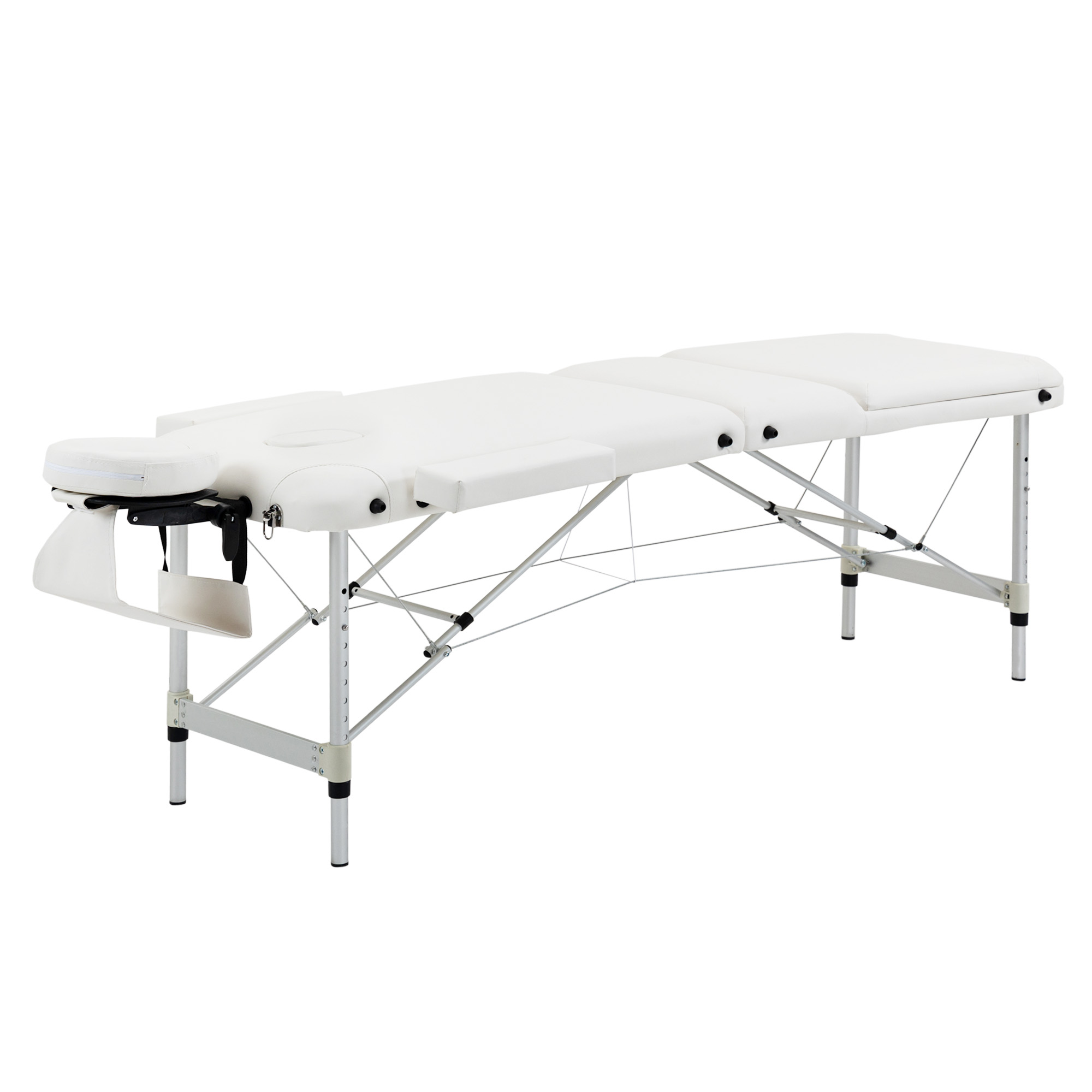 HOMCOM Massageliege weiß PVC B/H/L: ca. 60x215x84 cm günstig online kaufen