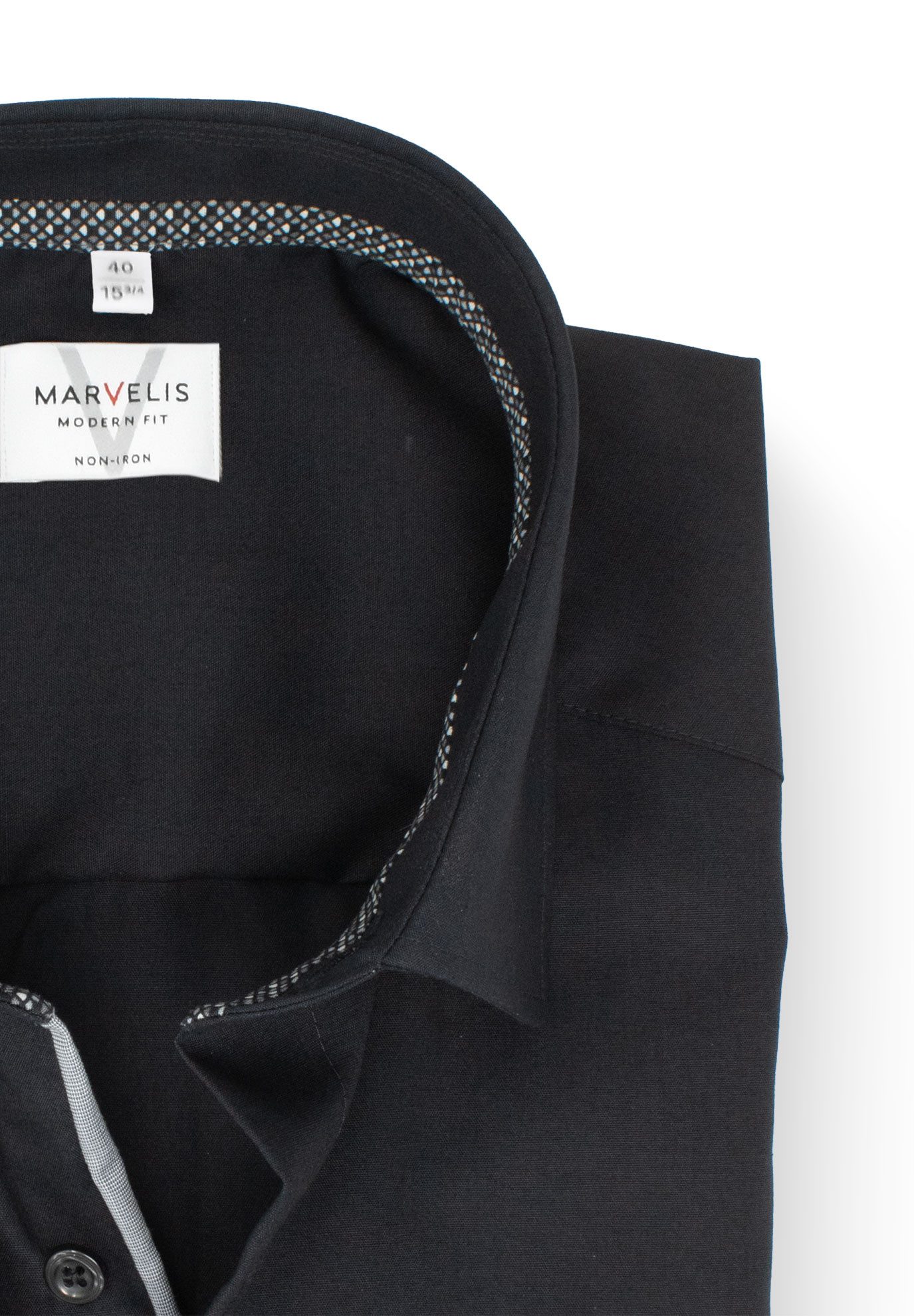 MARVELIS Kurzarmhemd Modern Fit normale, leicht günstig online kaufen