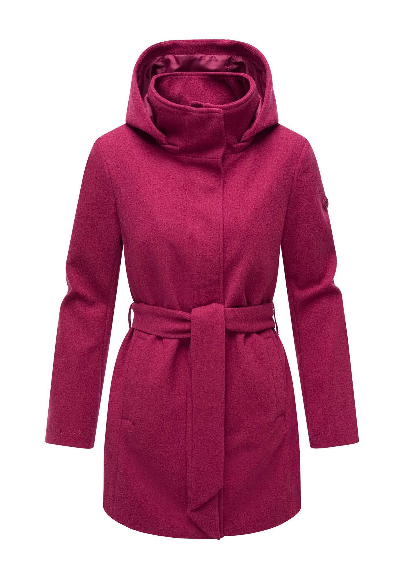 Marikoo Kurzmantel Katalinaa Eleganter Wickel Mantel günstig online kaufen