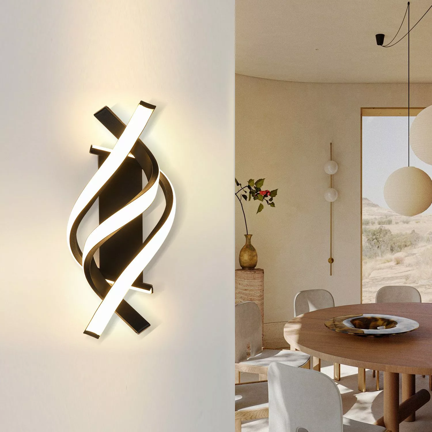 oyajia LED Wandleuchte Moderne Wandleuchte Innen, günstig online kaufen