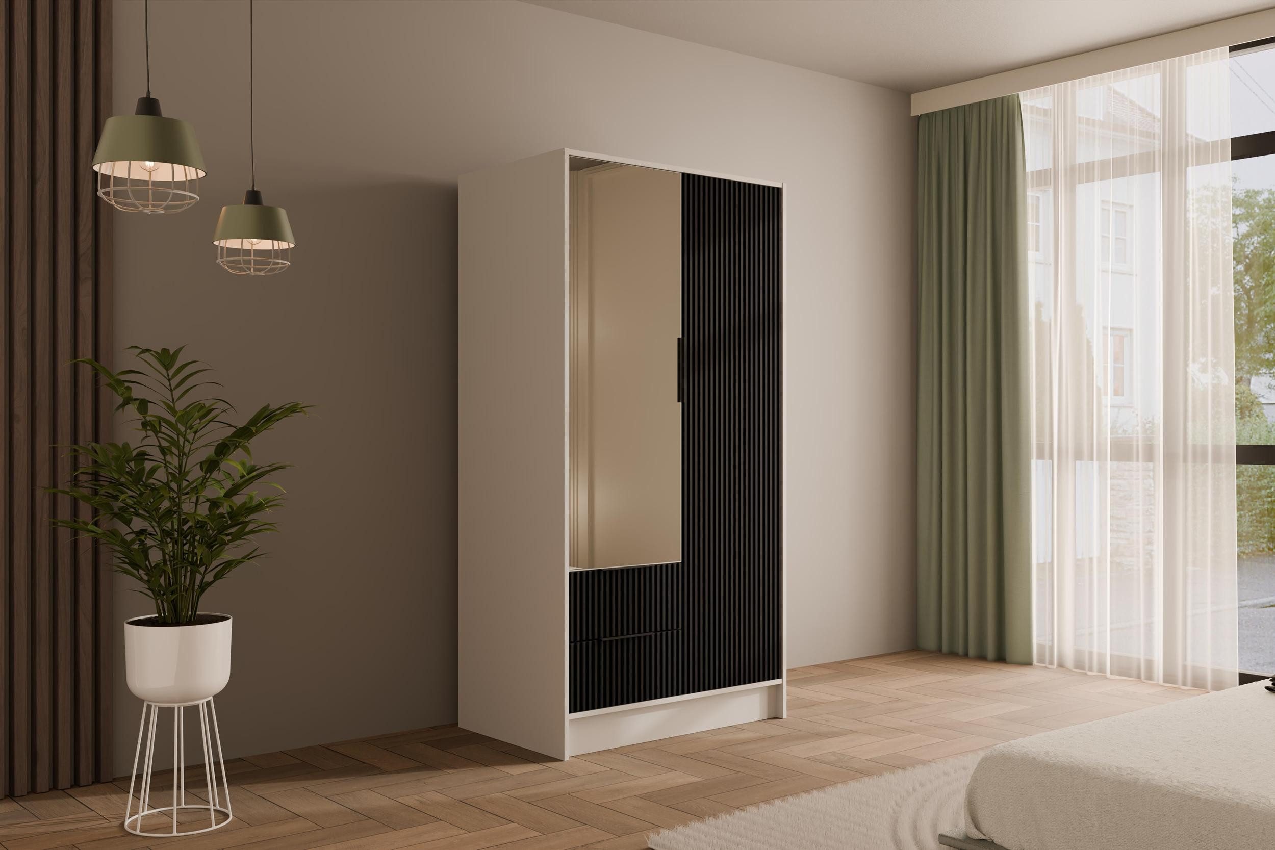 ALTDECOR Drehtürenschrank NOA (Kleiderschrank Garderobenschrank mit günstig online kaufen