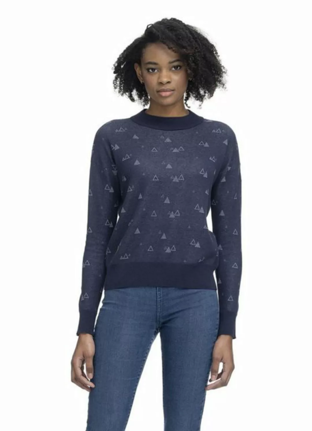 Ragwear Sweatshirt Heda Damen Pullover mit coolem Muster-Print günstig online kaufen