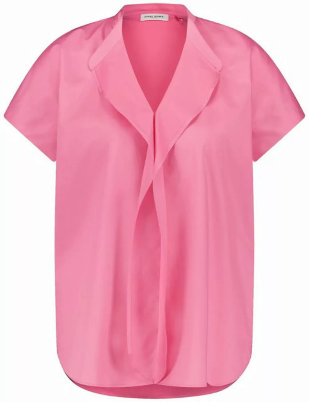 GERRY WEBER Klassische Bluse Kurzarmbluse mit Volant günstig online kaufen