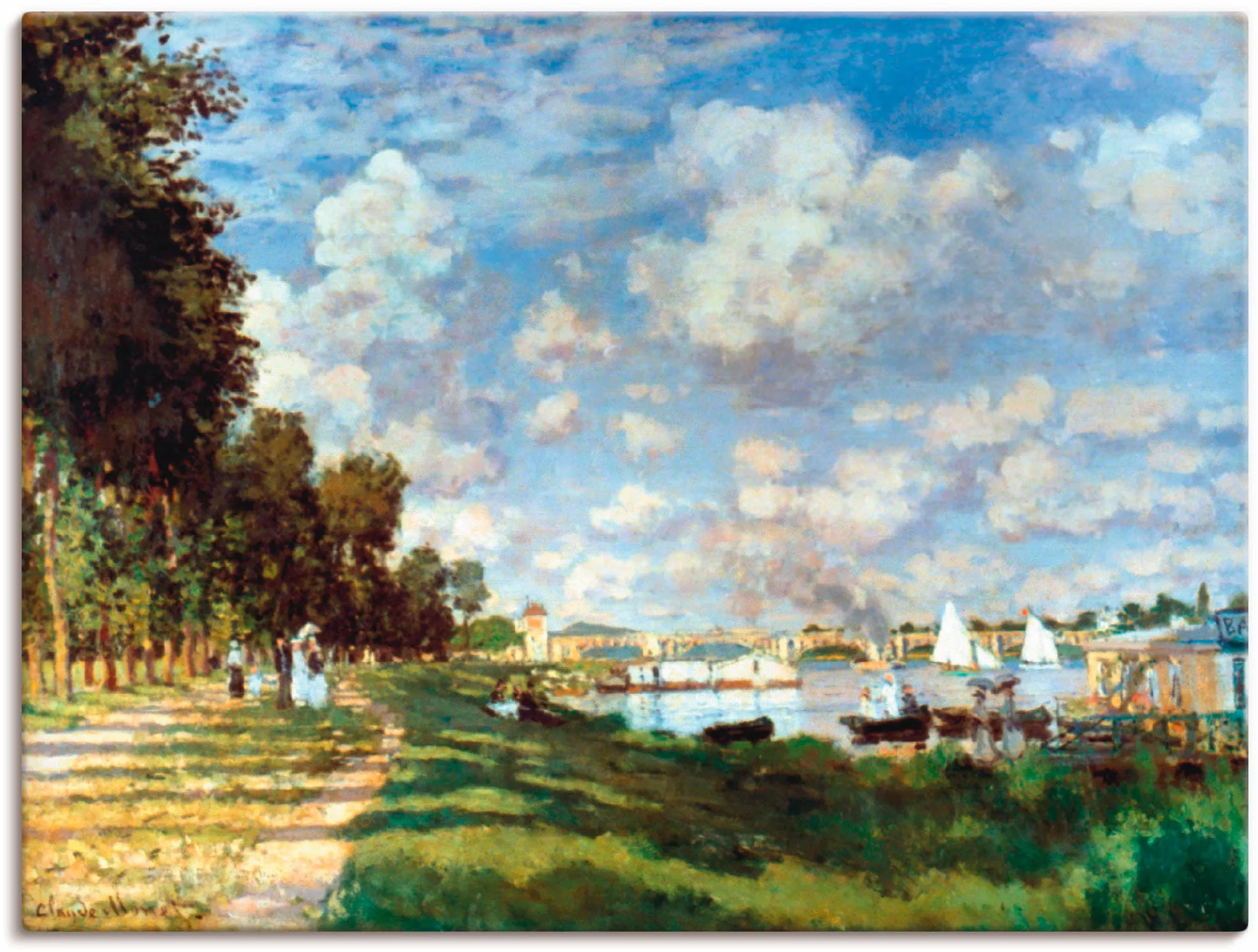 Artland Leinwandbild »Das Becken bei Argenteuil, 1875«, Gewässer, (1 St.), günstig online kaufen