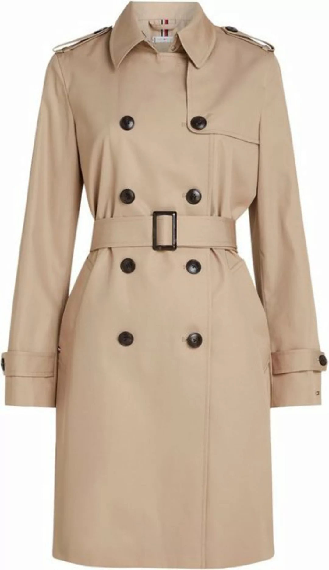 Tommy Hilfiger Trenchcoat COTTON DB SLIM FIT TRENCH mit den typischen Trenc günstig online kaufen