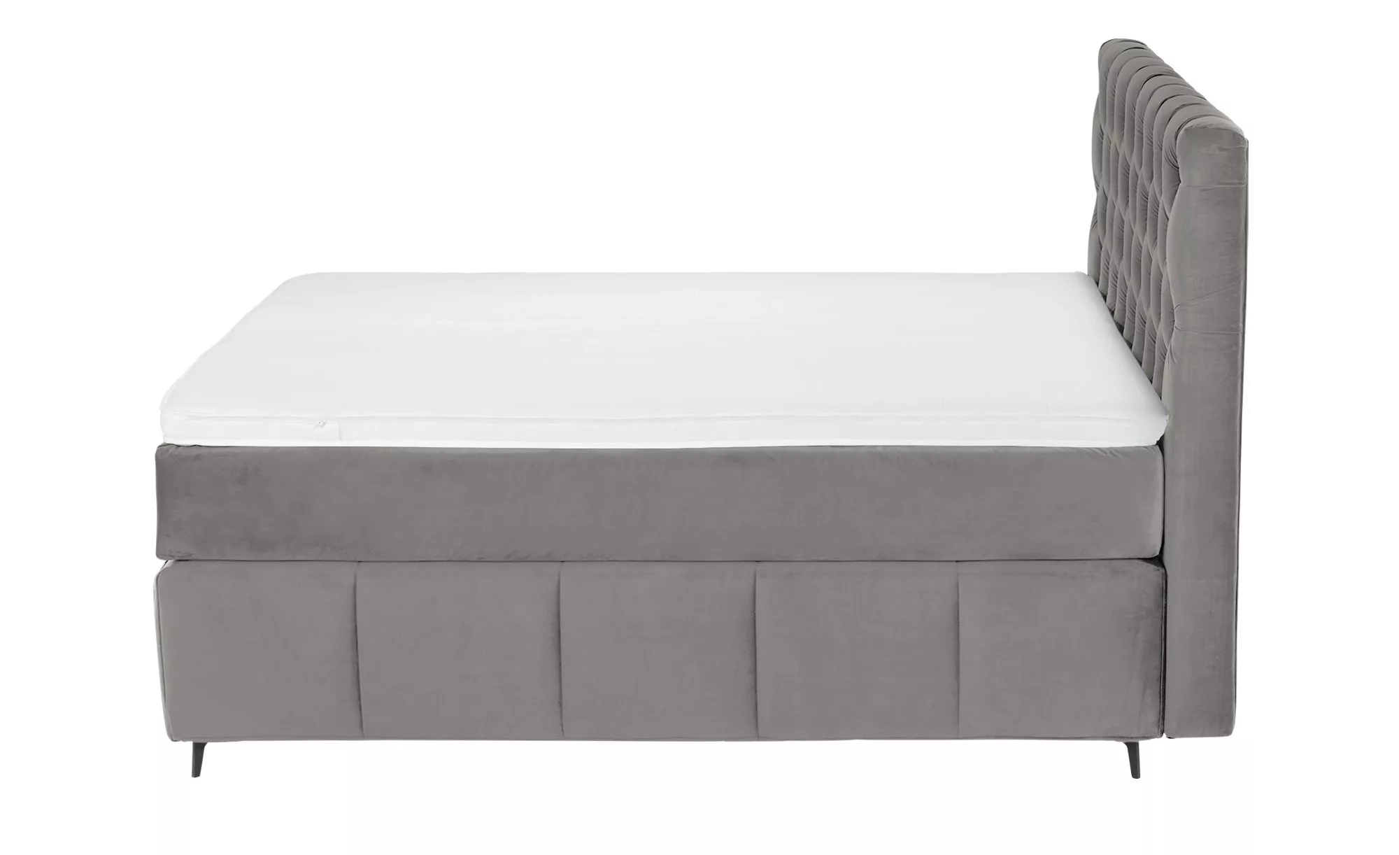 Jette Home Boxspringbett  Jette Glam ¦ grau ¦ Maße (cm): B: 182 H: 132,5 Be günstig online kaufen