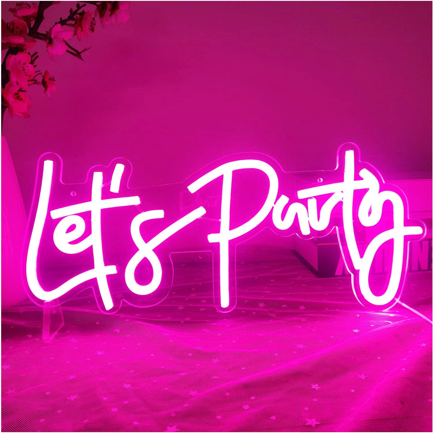 Sunicol LED Wandleuchte Let's Party Neonschild, günstig online kaufen