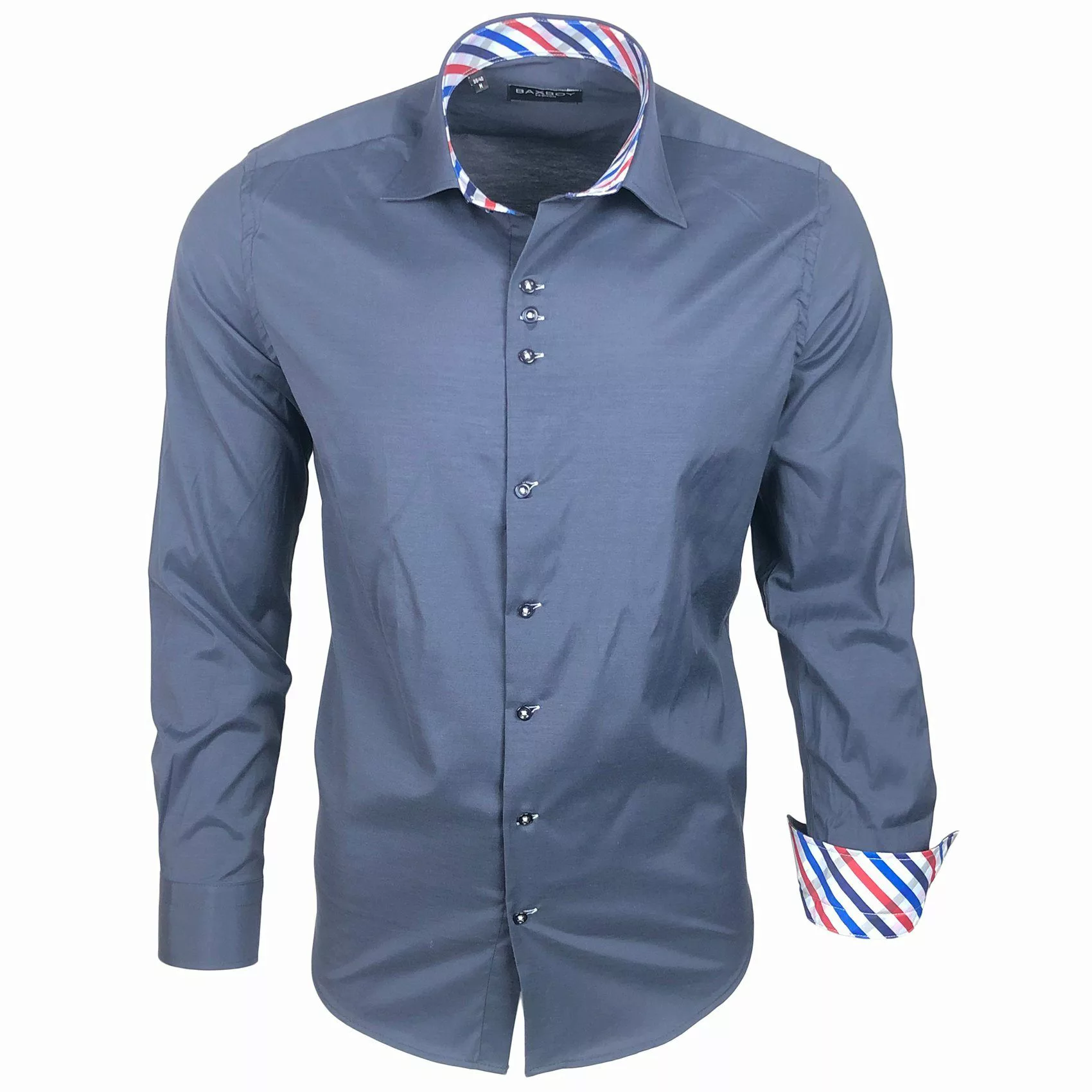 Baxboy Langarmhemd Baxboy Herren Kariert Hemd günstig online kaufen