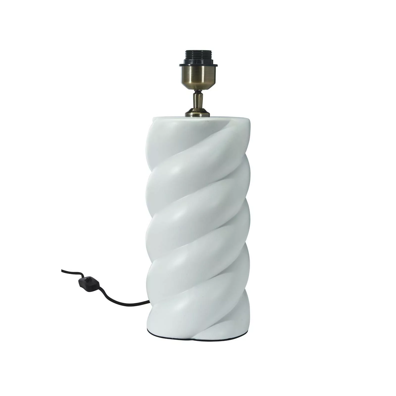 PR Home Spin Tischlampe Ø 30 cm braun/offwhite günstig online kaufen