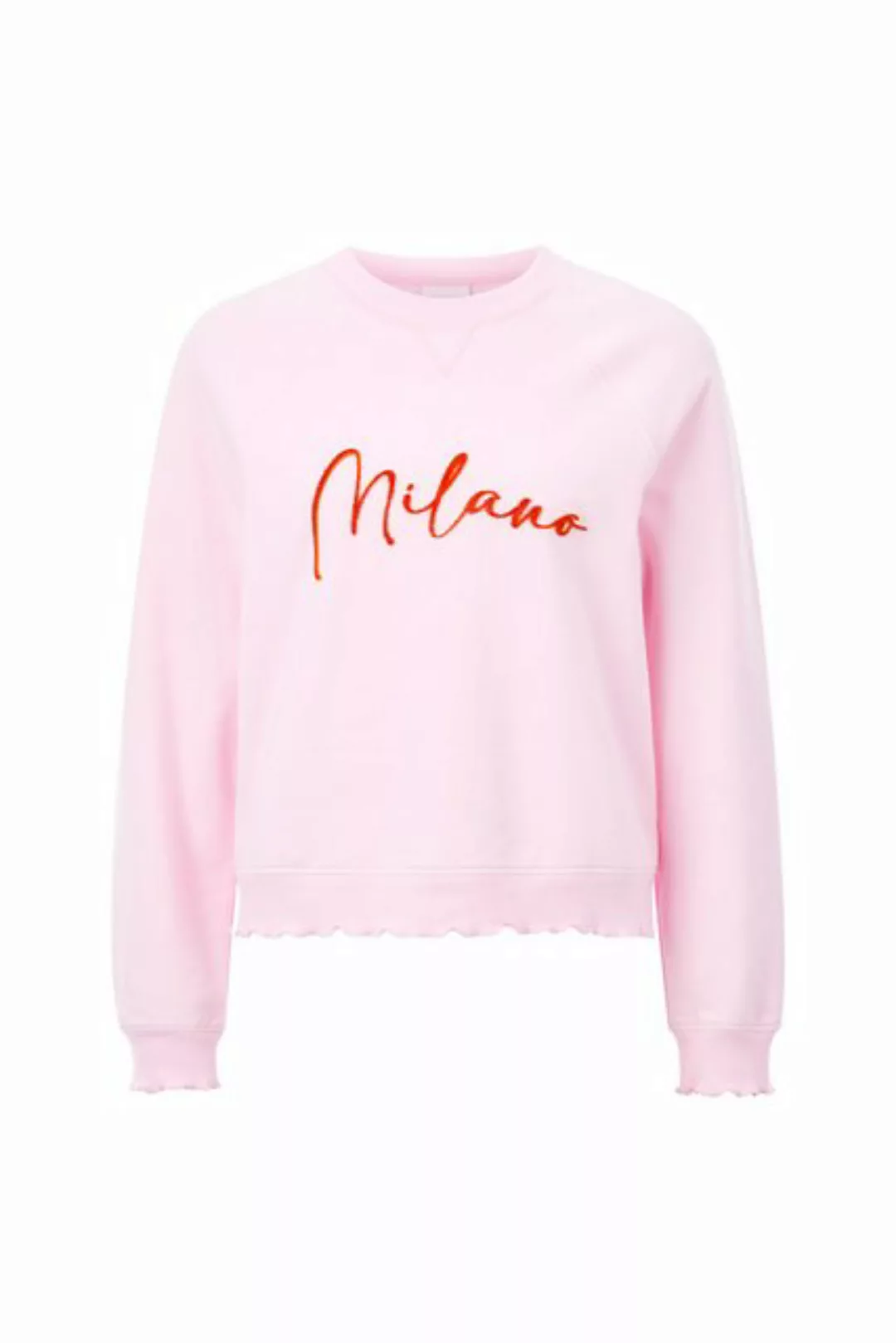 Rich & Royal Sweatshirt Sweatshirt with application Milano, pearl white günstig online kaufen