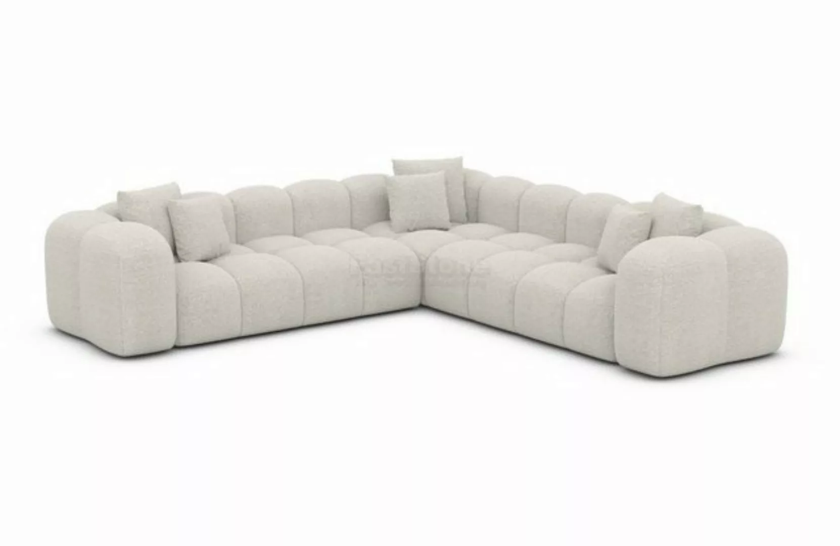 Sofa Dreams Ecksofa Modern Stoff Strukturtstoff Couch Sofa Formentera L For günstig online kaufen