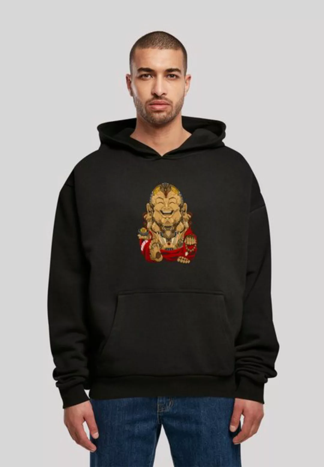 F4NT4STIC Kapuzenpullover Happy Cyber Buddha CYBERPUNK STYLES Print günstig online kaufen