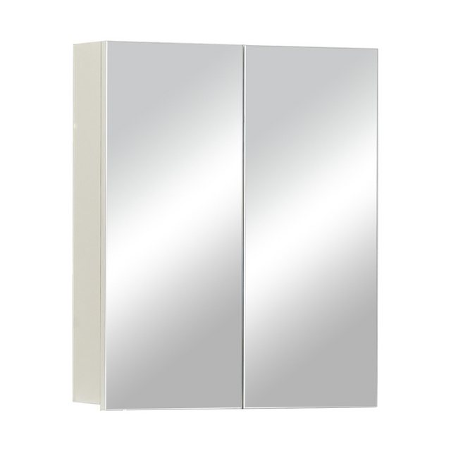 CLIPOP Badezimmerspiegelschrank Wandschrank 2-Türiger Hängeschrank, Aufbewa günstig online kaufen