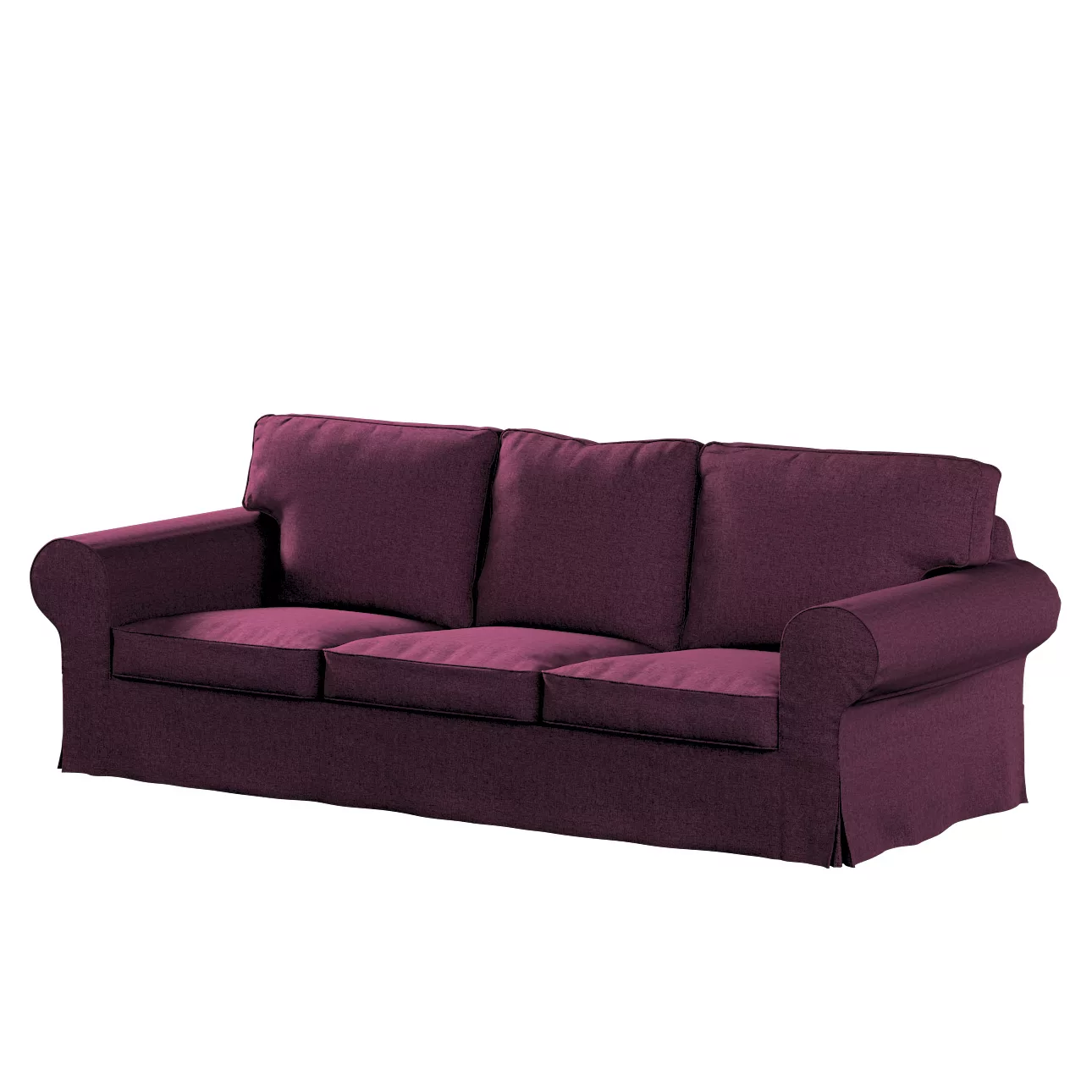 Bezug für Ektorp 3-Sitzer Schlafsofa, neues Modell (2013), pflaumenviolett, günstig online kaufen