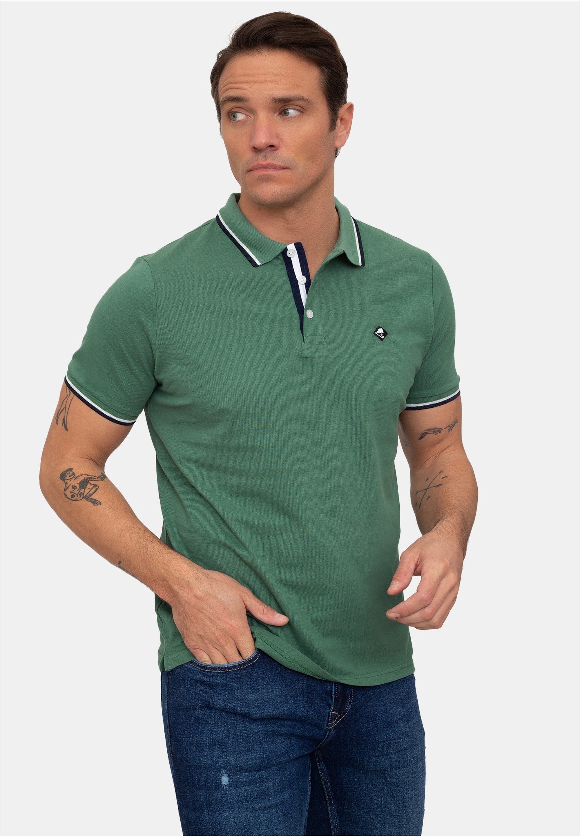 SIR RAYMOND TAILOR Poloshirt, mit klassischem Kragen und kurzer Knopfleiste günstig online kaufen