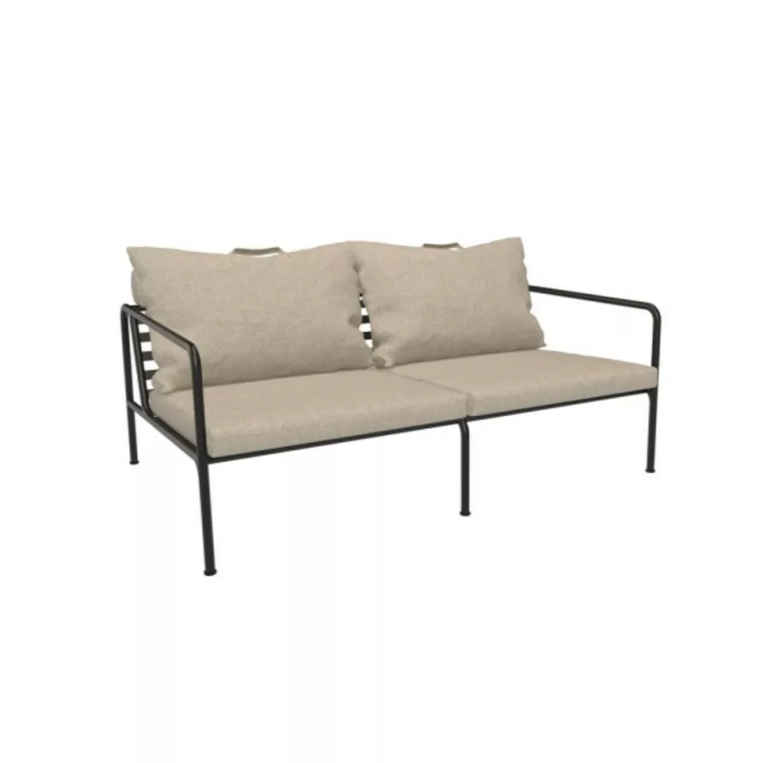 Outdoor 2-Sitzer Sofa AVON schwarz Papyrus günstig online kaufen