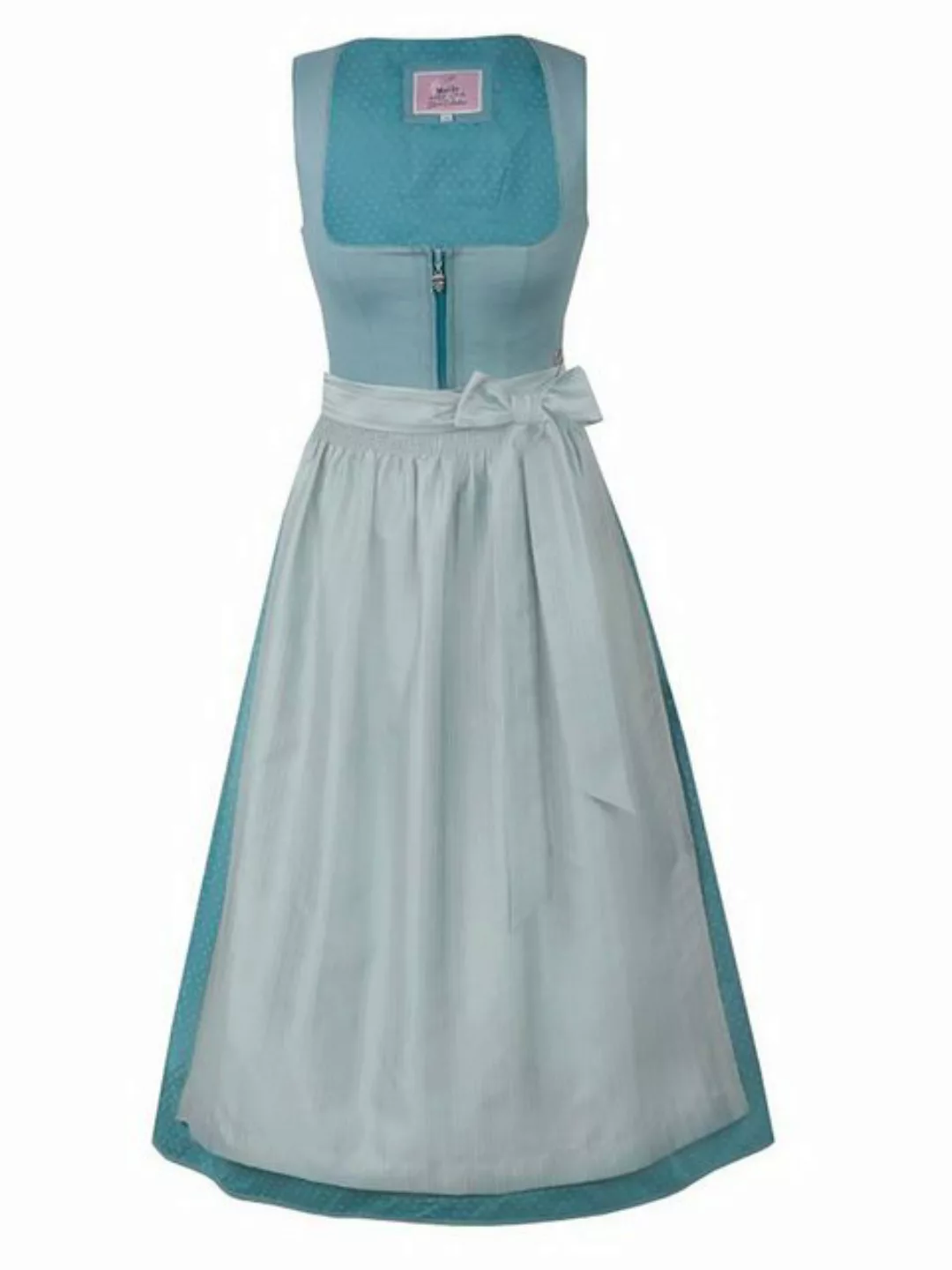 MarJo Dirndl Midi Dirndl 2tlg. - RINGELAI - capriblau günstig online kaufen