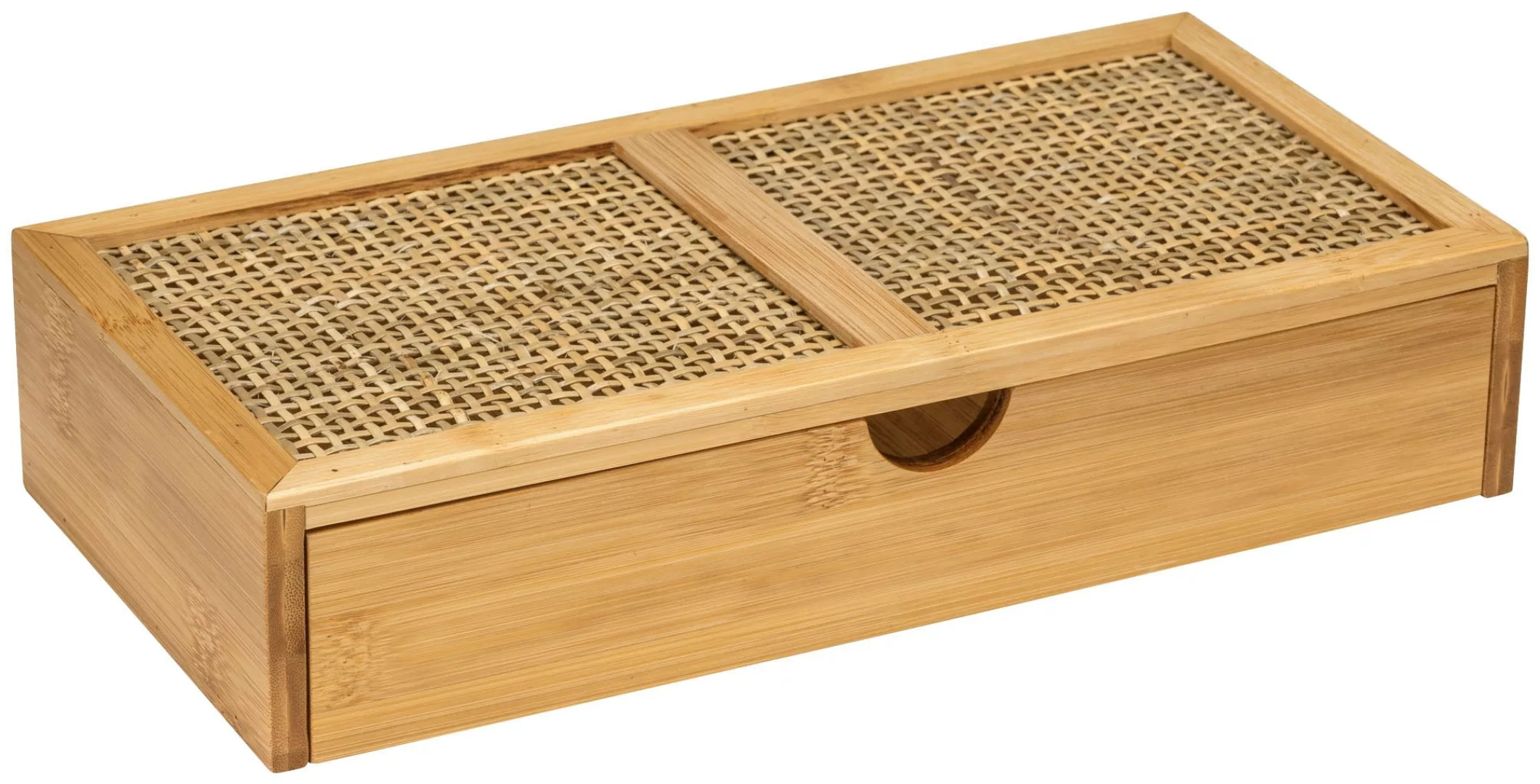 WENKO Badorganizer "Allegre", (1 St.), mit Schublade, aus Bambus und Rattan günstig online kaufen