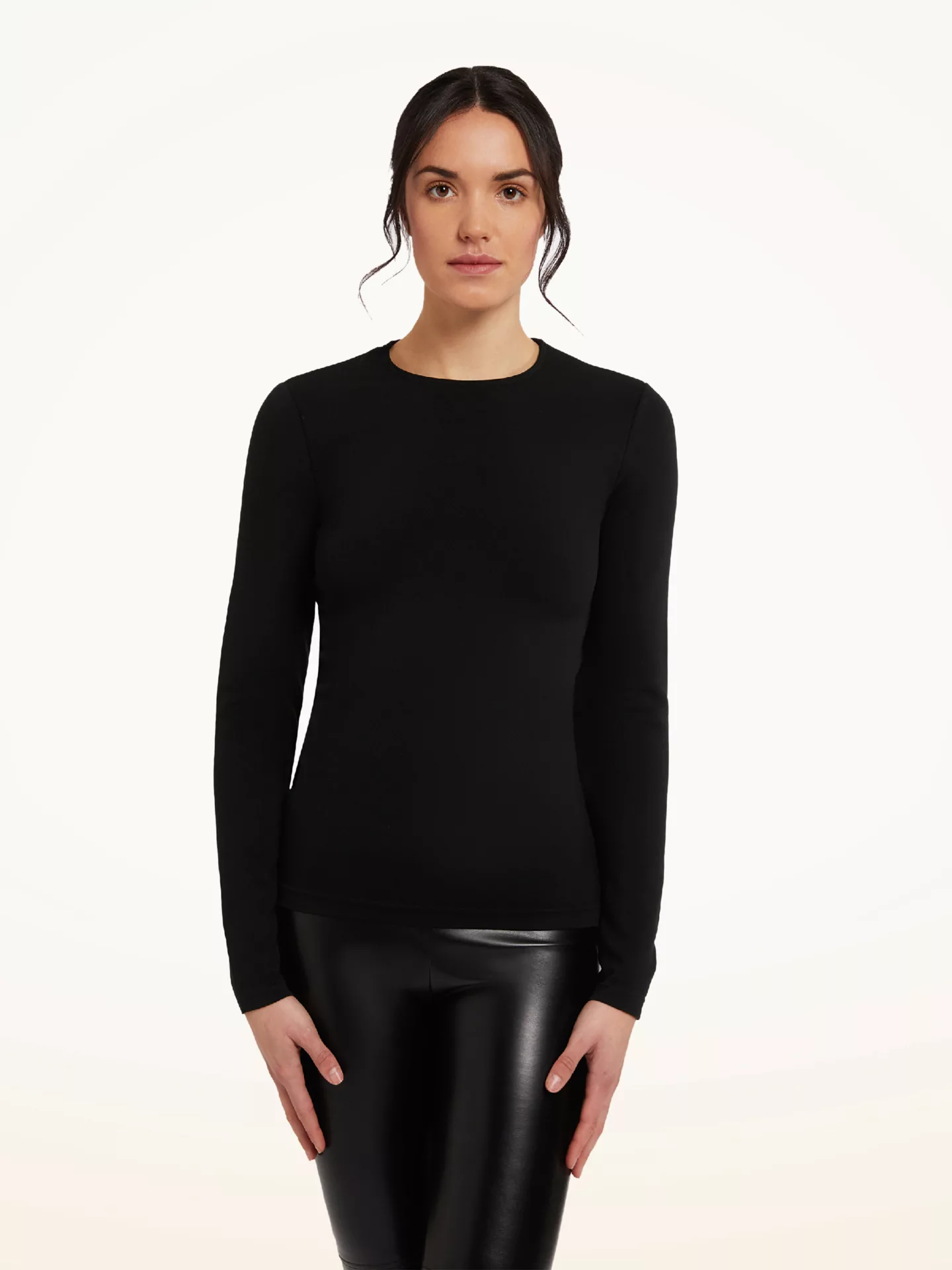 Wolford - Velvet Sensation Pullover, Frau, black, Größe: L günstig online kaufen