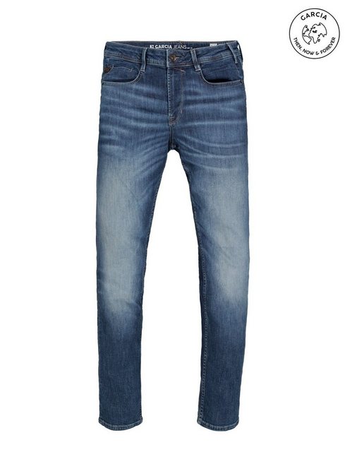 5-Pocket-Jeans GARCIA ROCKO dark blue medium used 690.8660 - günstig online kaufen