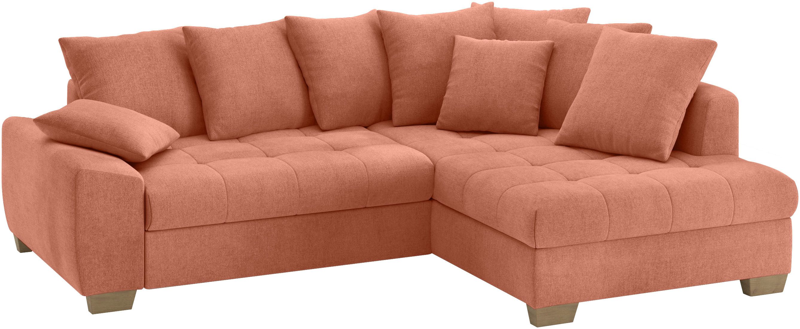 Mr. Couch Ecksofa "Nikita II, L-Form", Wahlweise mit Bettfunktion, Bettkast günstig online kaufen