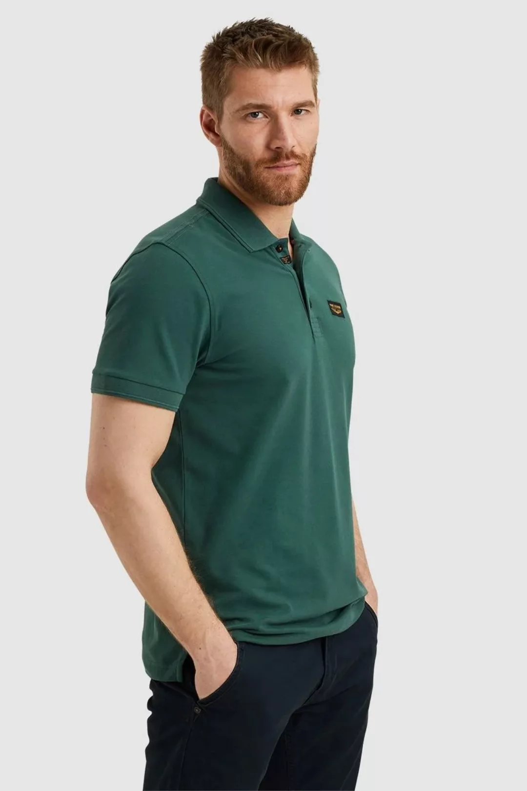 PME Legend Poloshirt Trackway Forest Grün - Größe L günstig online kaufen