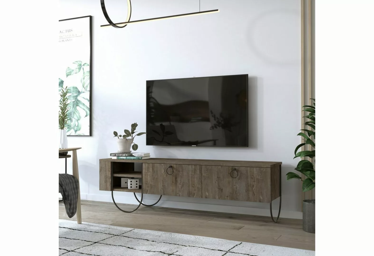 Decortie TV-Schrank Norfolk Tv-Unit - verschiedene Farboptionen günstig online kaufen