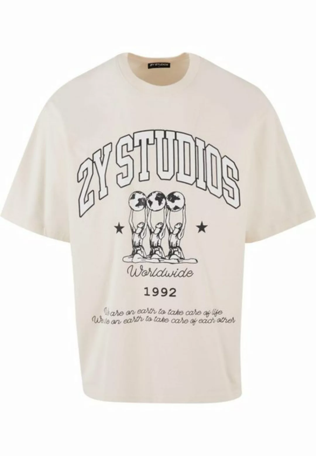 2Y Studios T-Shirt 2Y Studios Herren 2Y Globus Oversize Tee (1-tlg) günstig online kaufen