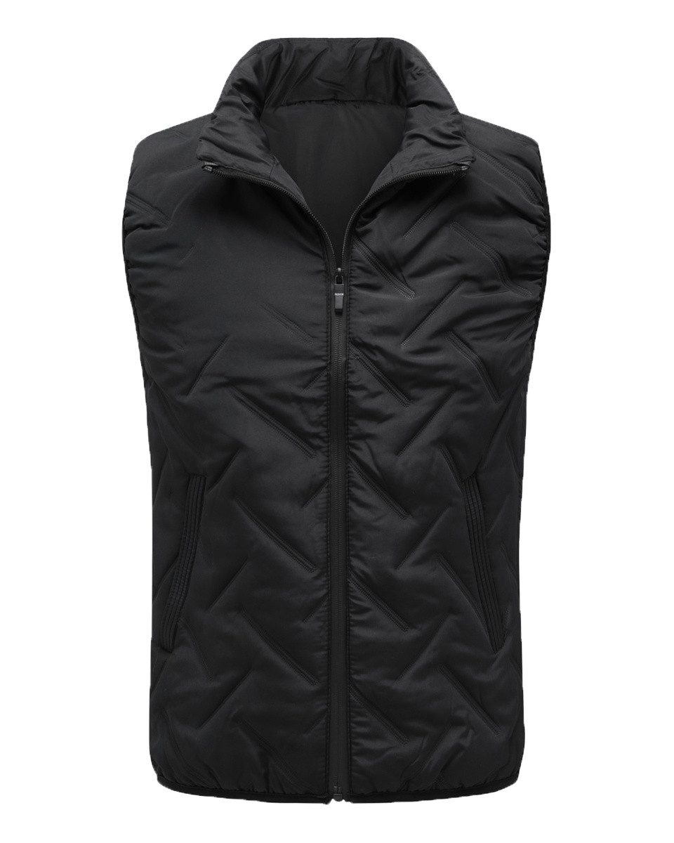 Allthemen Kurzweste Herren Winterweste mit Stehkragen günstig online kaufen