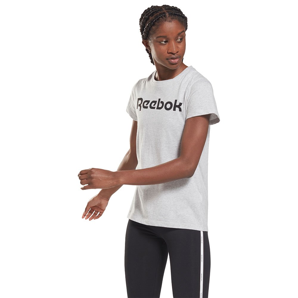 Reebok Graphic Kurzärmeliges T-shirt XS Light Grey Heather günstig online kaufen