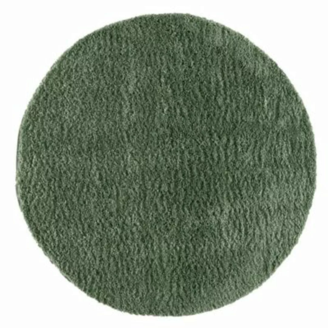 carpet city® Shaggy Pulpy Uni Einfarbig 100 Grün grün Gr. 200 günstig online kaufen
