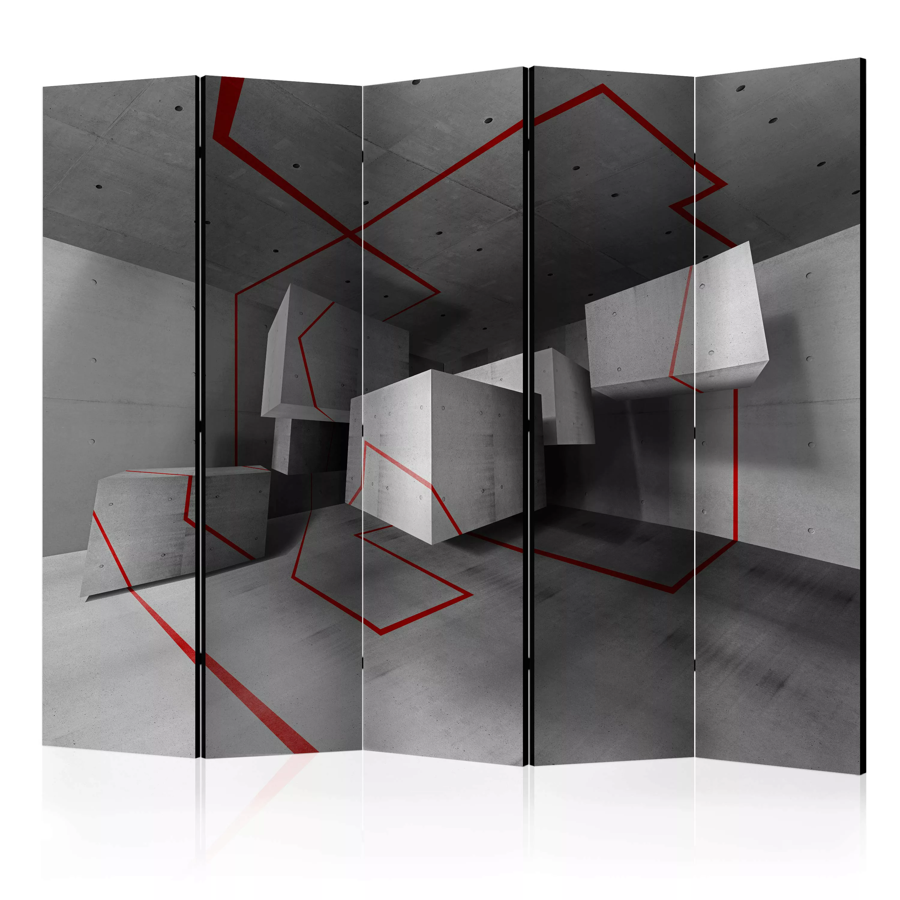 5-teiliges Paravent - Red Trail Ii [room Dividers] günstig online kaufen