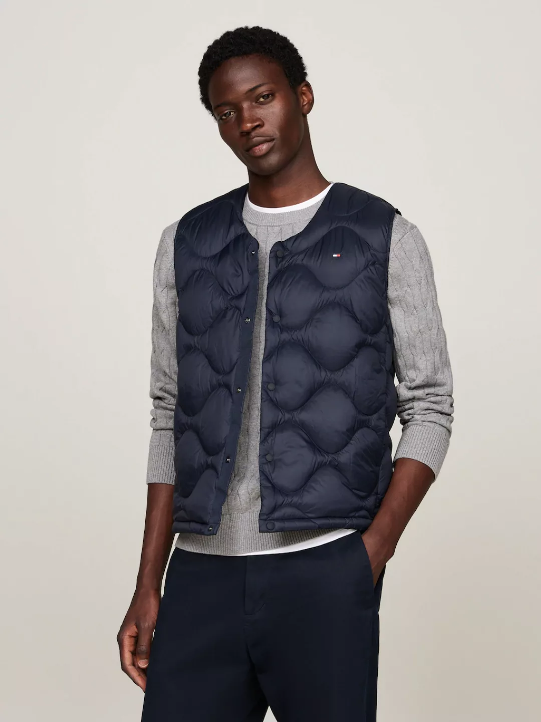 Tommy Hilfiger Steppweste "ONION QUILTED DOWN LINER VEST", mit Zwiebelstepp günstig online kaufen