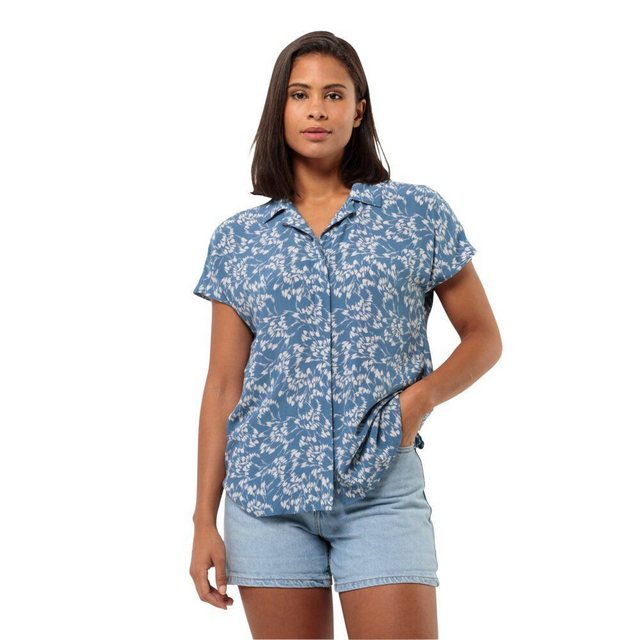 Jack Wolfskin Blusenshirt Kurzarm Bluse Damen  SOMMERWIESE SHIRT W günstig online kaufen