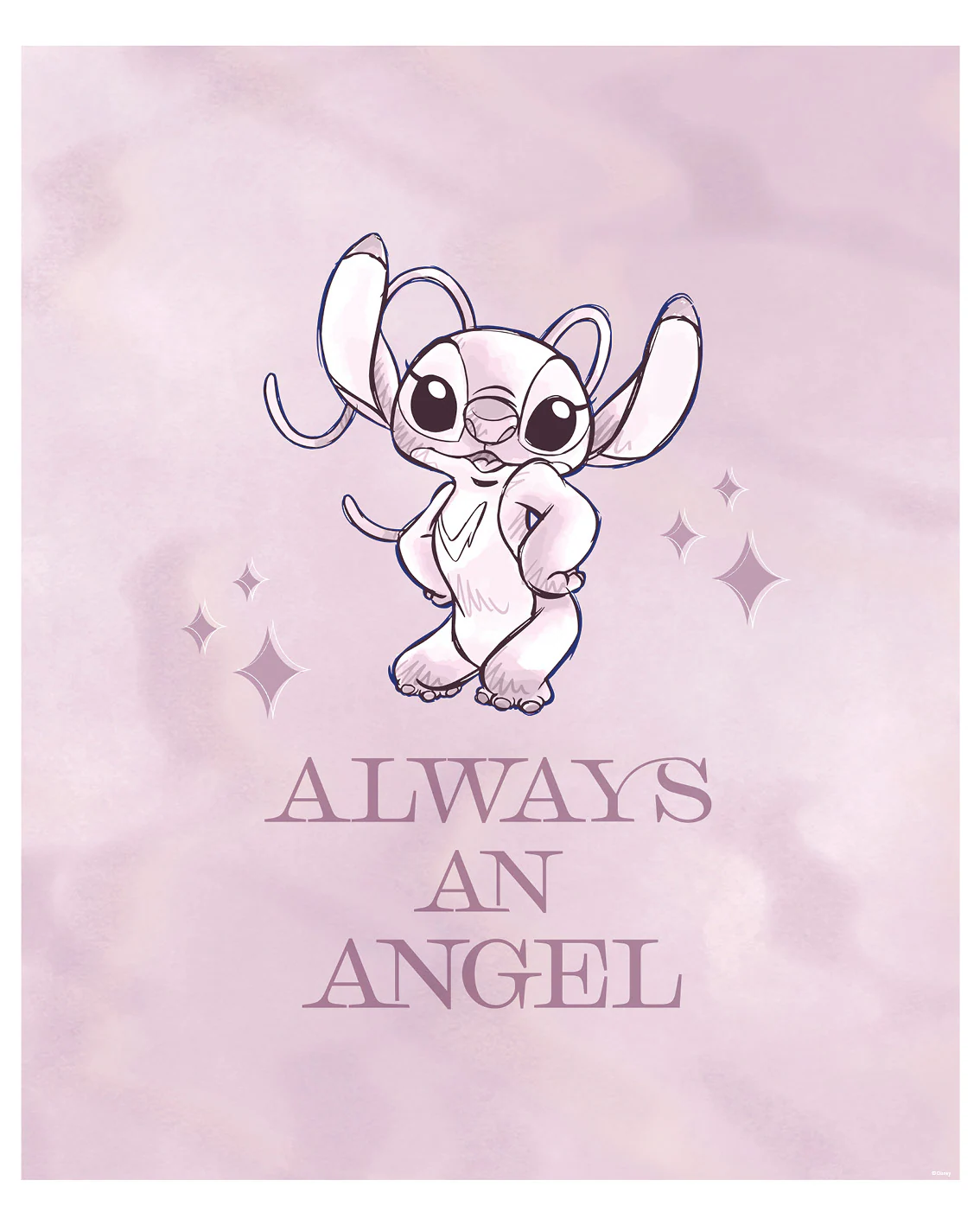 Komar Bild "Stitch Always an Angel", Disney, (1 St.), Wandbild zur Dekorati günstig online kaufen