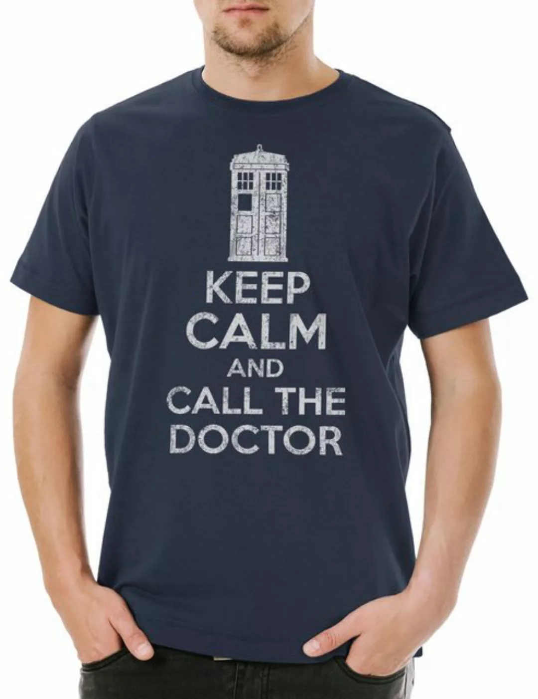 Urban Backwoods Print-Shirt Keep Calm And Call The Doctor Herren T-Shirt Do günstig online kaufen