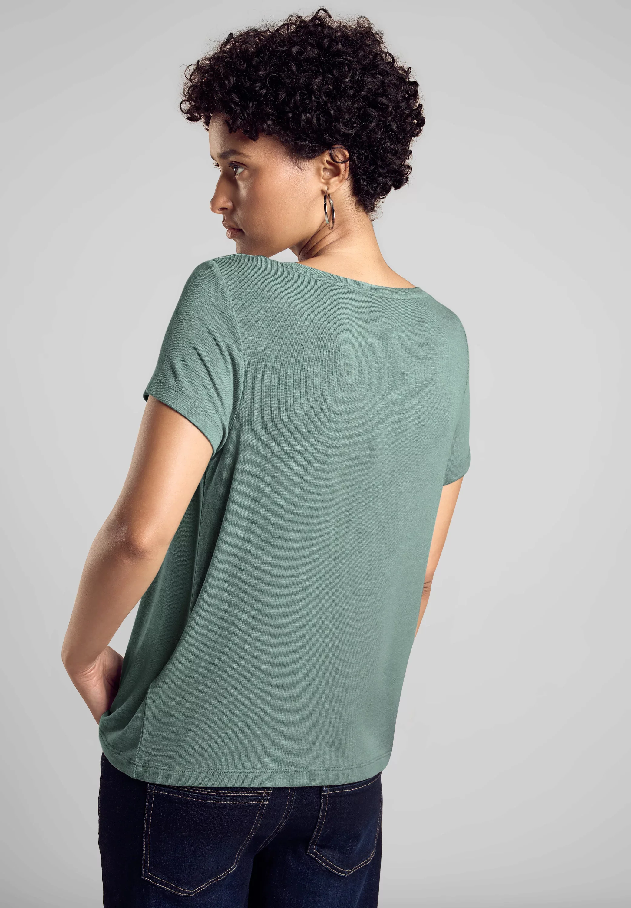 STREET ONE Shirttop mit Frontprint günstig online kaufen