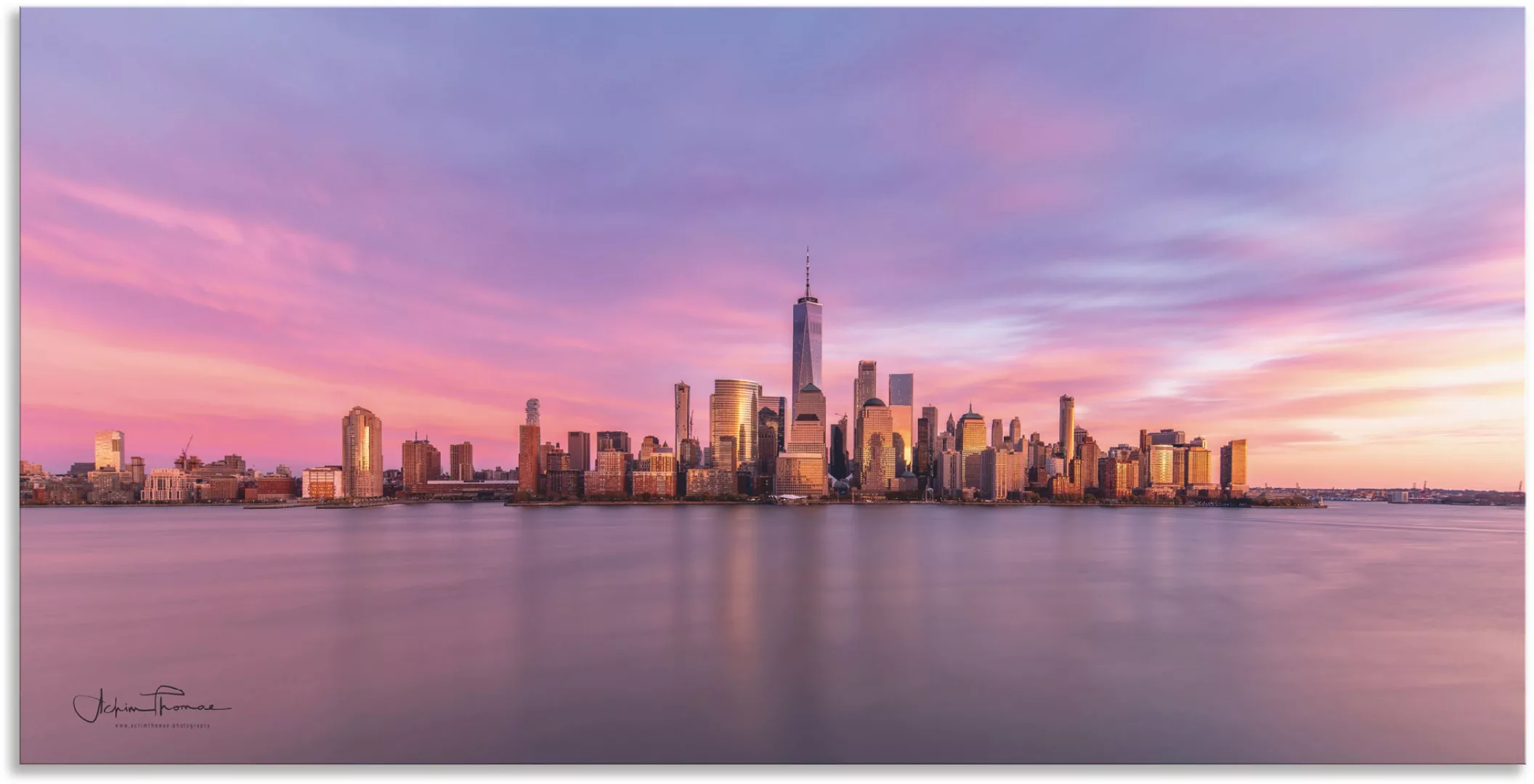 Artland Wandbild »Manhattan Skyline«, New York, (1 St.), als Alubild, Outdo günstig online kaufen