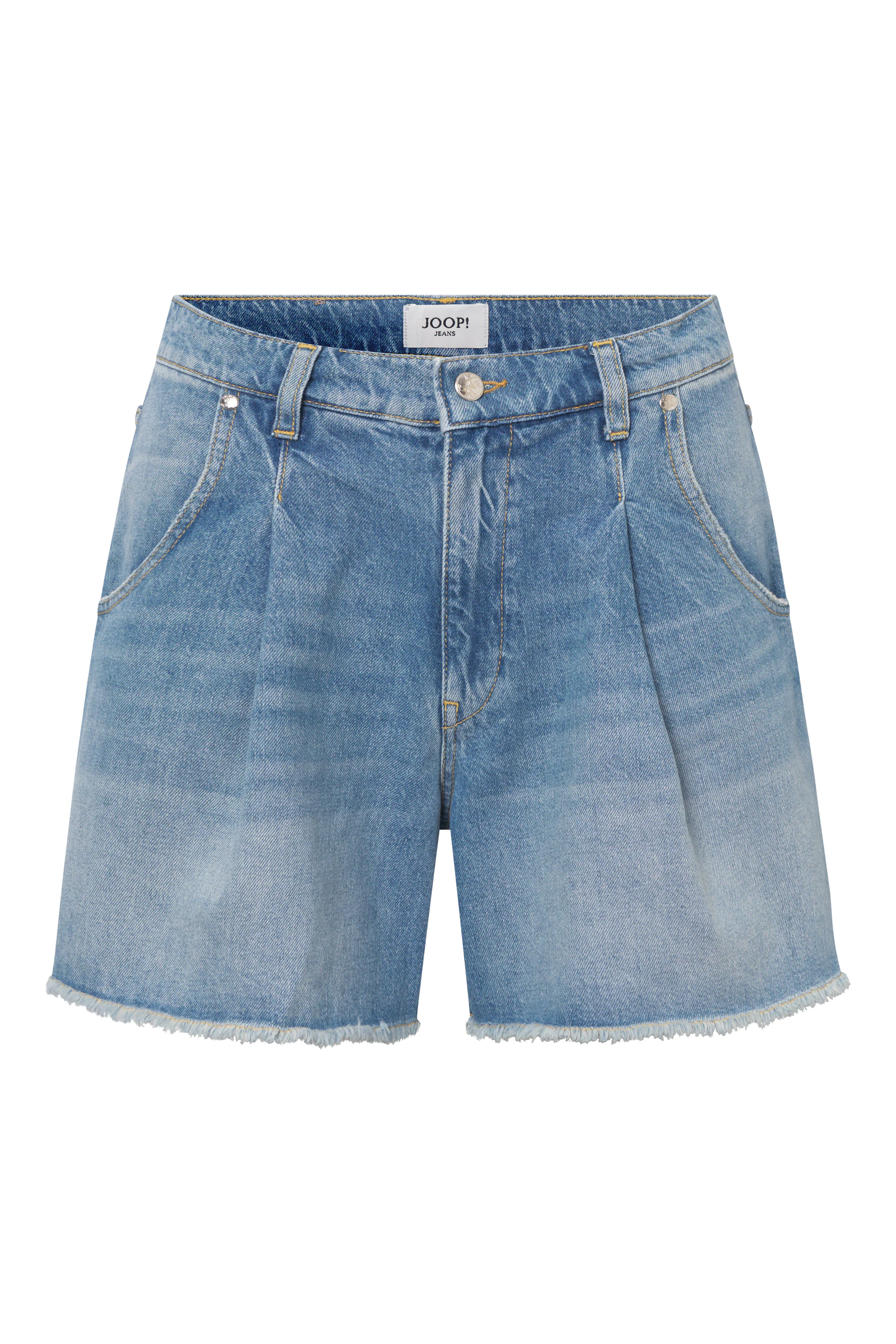 Joop Jeans Jeansshorts "Esther", mit Fransensaum günstig online kaufen