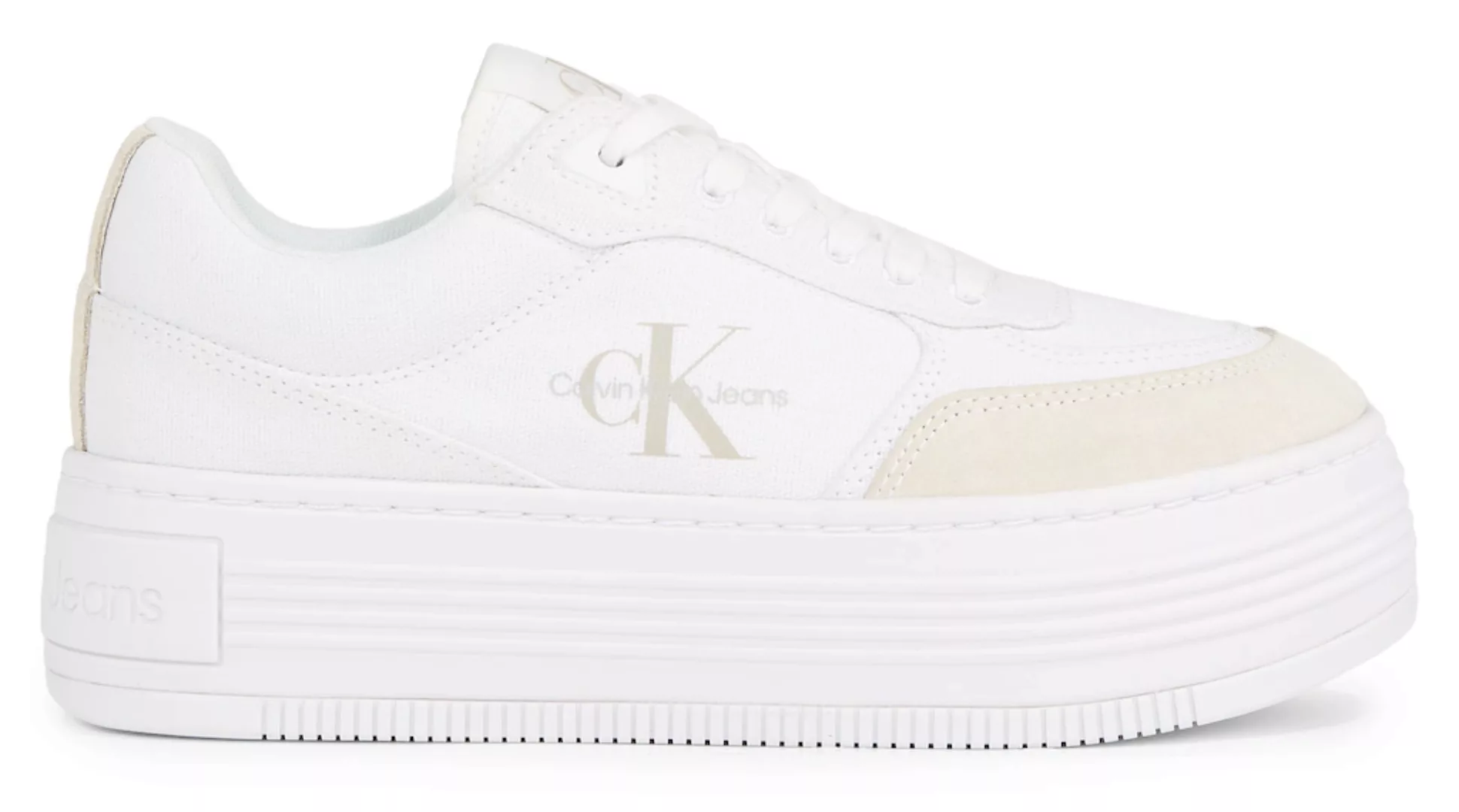 Calvin Klein Jeans Plateausneaker "BOLD PLATF LOW LACE MIX ML BTW" günstig online kaufen